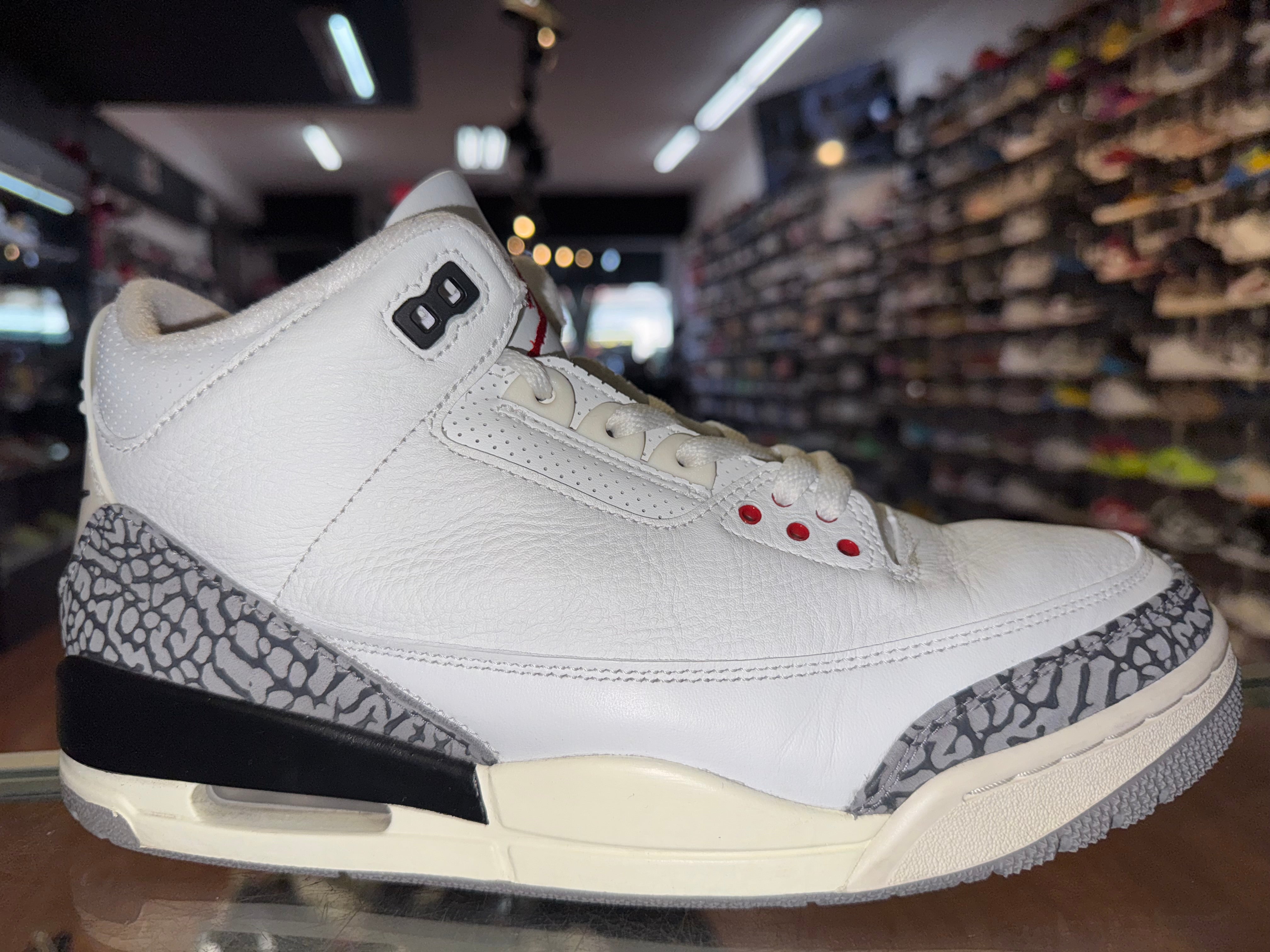 Size 9.5 Air Jordan 3 Reimagined "White Cement"