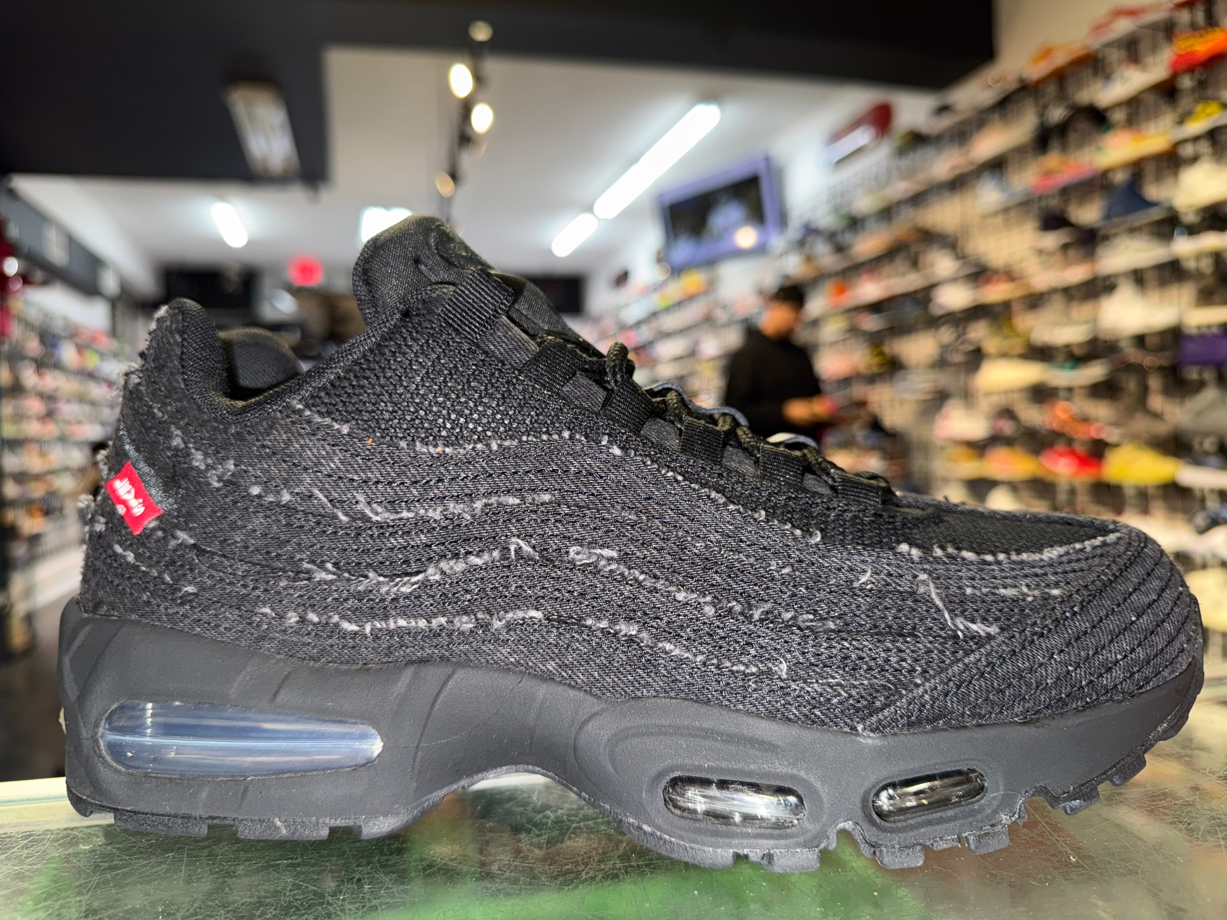 Size 9.5 Air Max 95 "Levis Black"