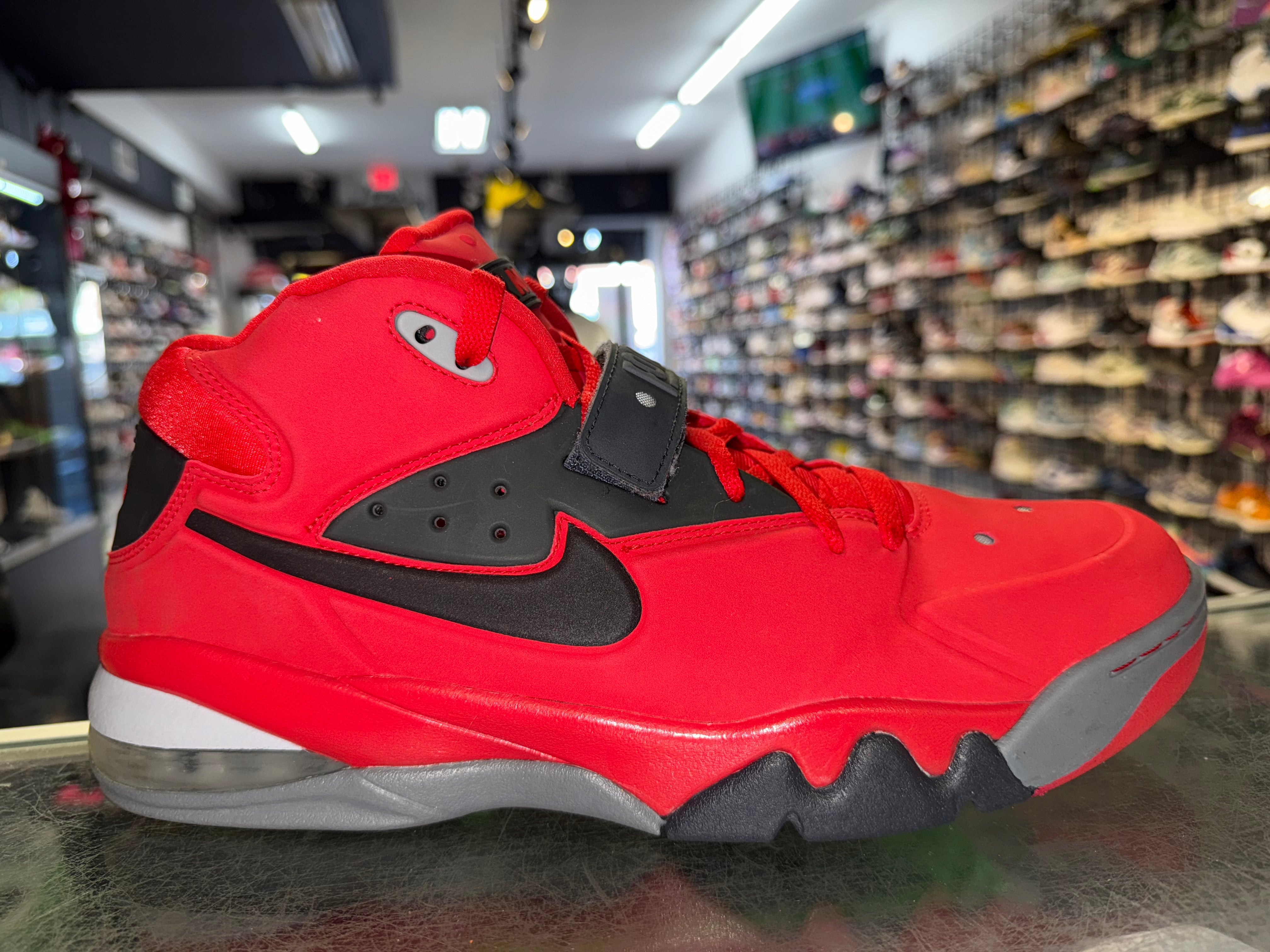 Size 13 Air Force Max 2013 "University Red Black"