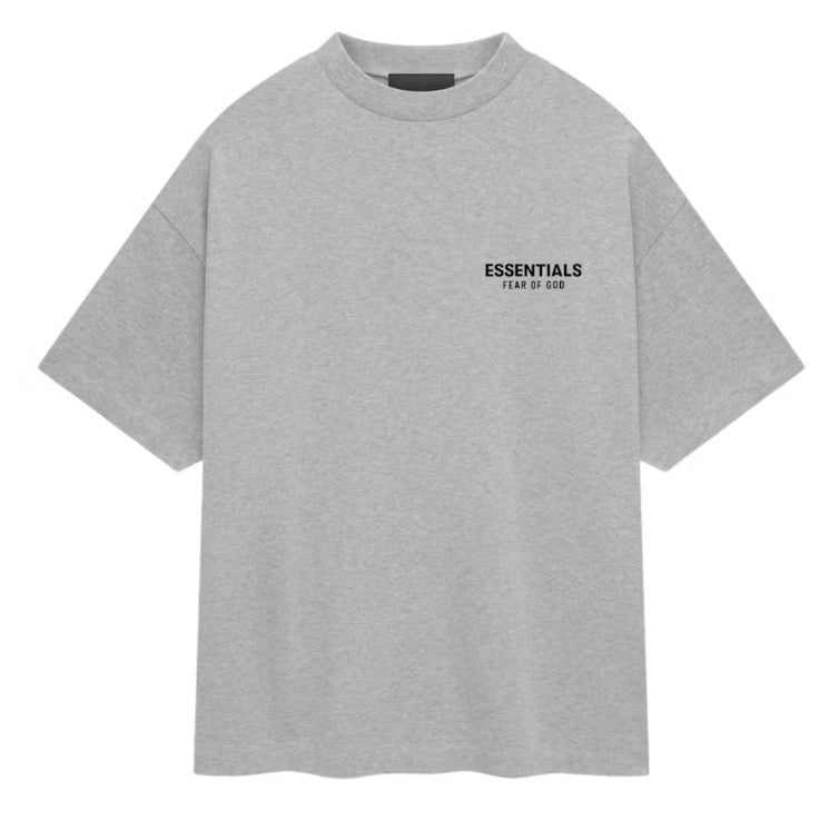 Size L (Fits XL) Essentials FOG Jersey Tee “Heather Grey” Brand New