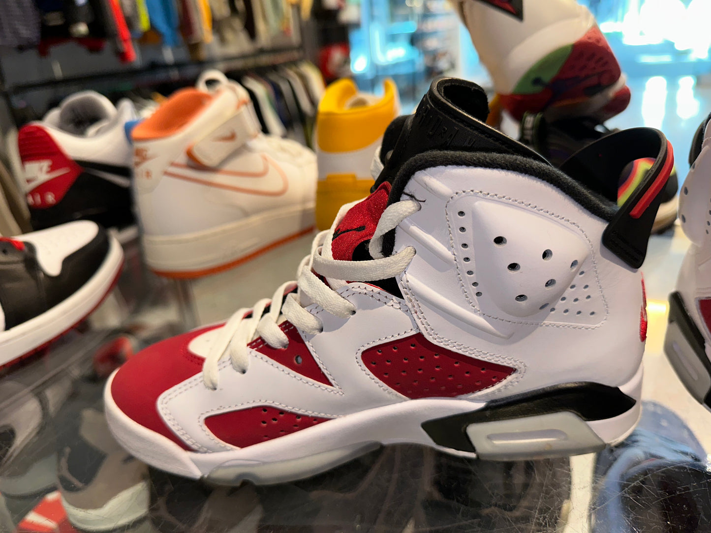 Size 5.5 Air Jordan 6 “Carmine” (Mall)