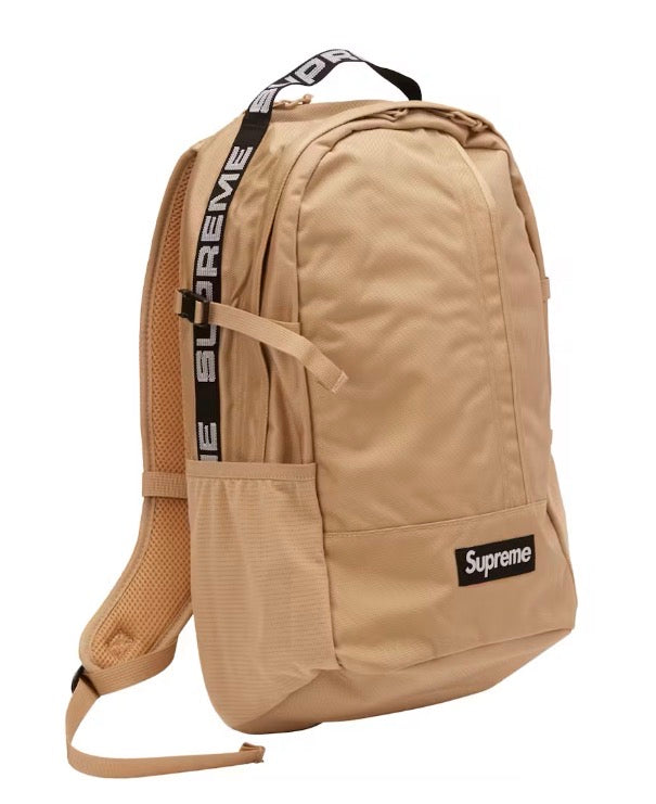 Size OS Supreme Backpack (SS18) “Tan” Brand New