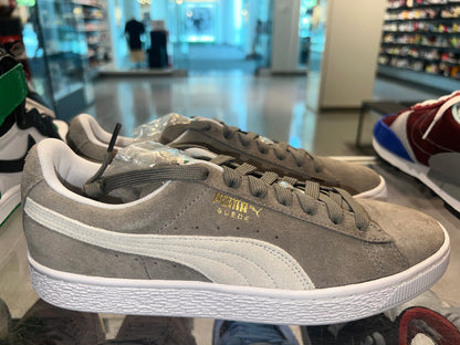 Size 9 Puma Suede Classic “Grey” Brand New (Mall)