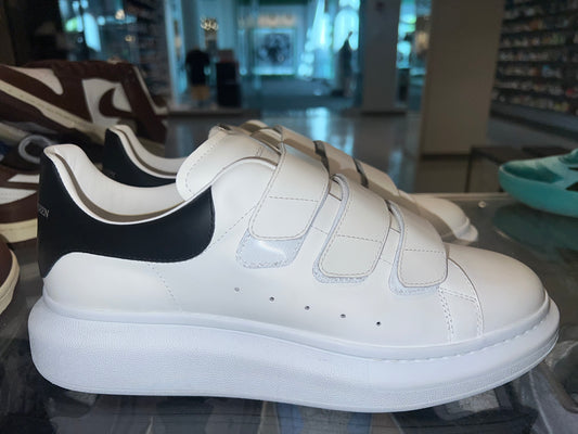 Size 11 (44) Alexander McQueen “Black White Straps” (Mall)