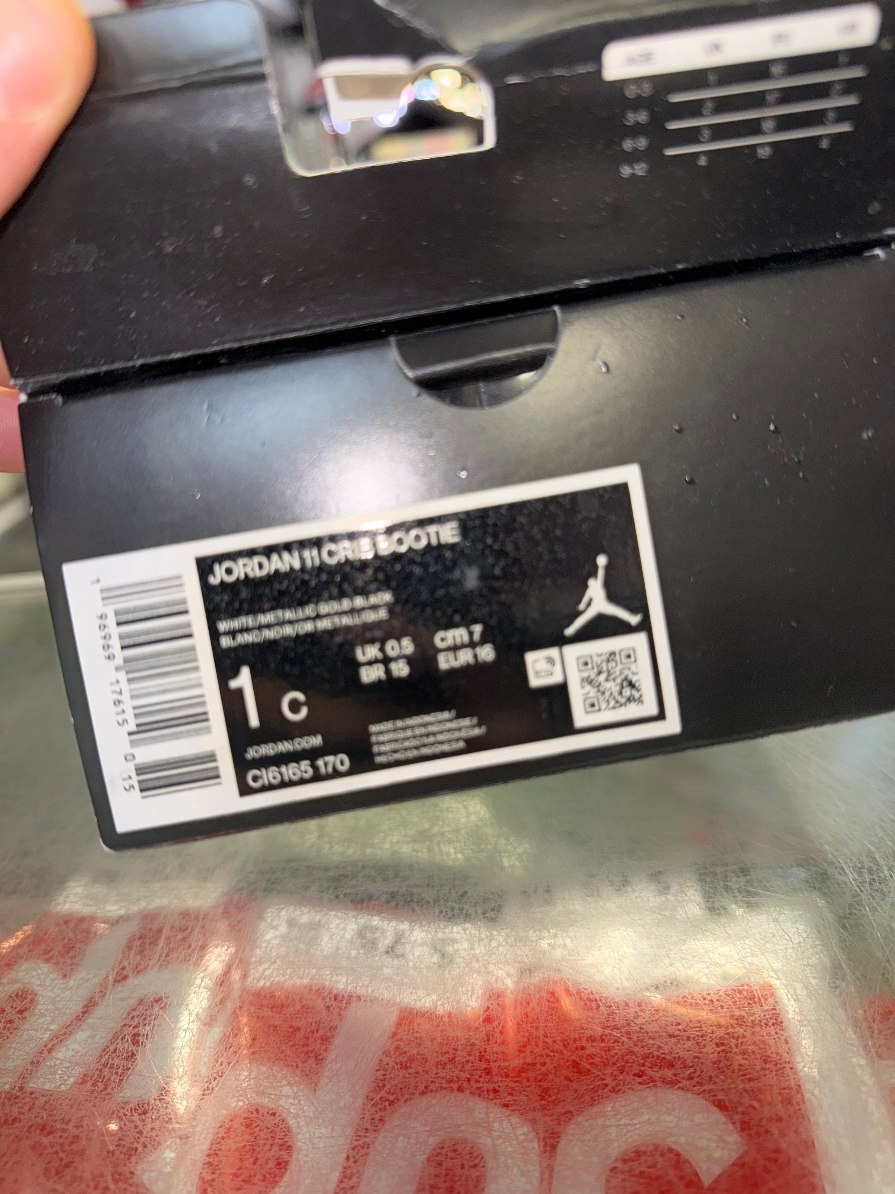 Size 1c Air Jordan 11 Crib Bootie "DMP Gratitude" (I) Brand New