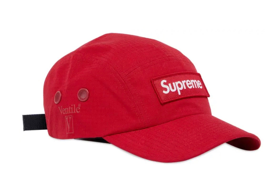 Size OS Supreme x Ventile Camp Hat “Red”
