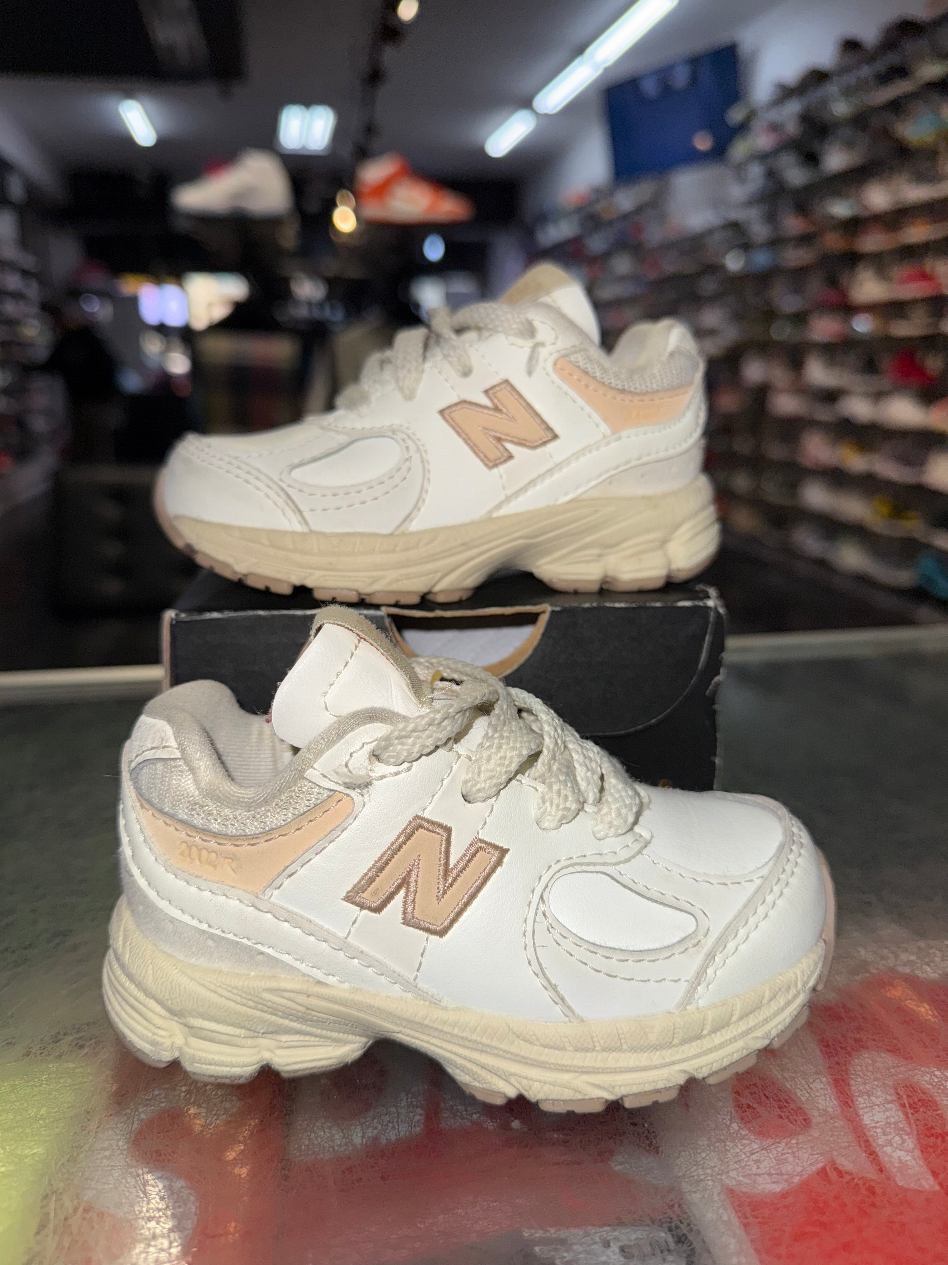 Size 6c New Balance 2002R "Beige" (TD)