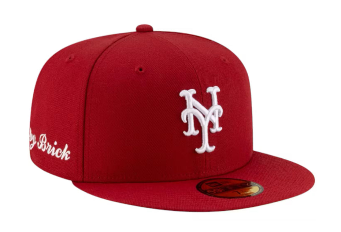 Size 7 1/4 Nigel Sylvester x New Era NY Mets Fitted Hat “Brick by Brick” Brand New