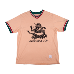 Size L Supreme Knowledge God Tee “Peach”