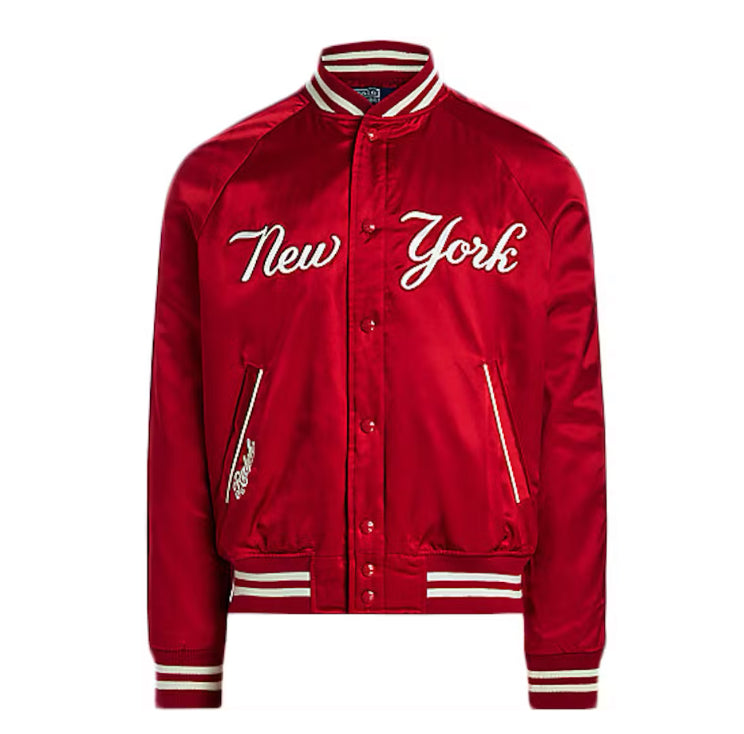 Size L Polo Ralph Lauren x Yankees Varsity “Satin Red”