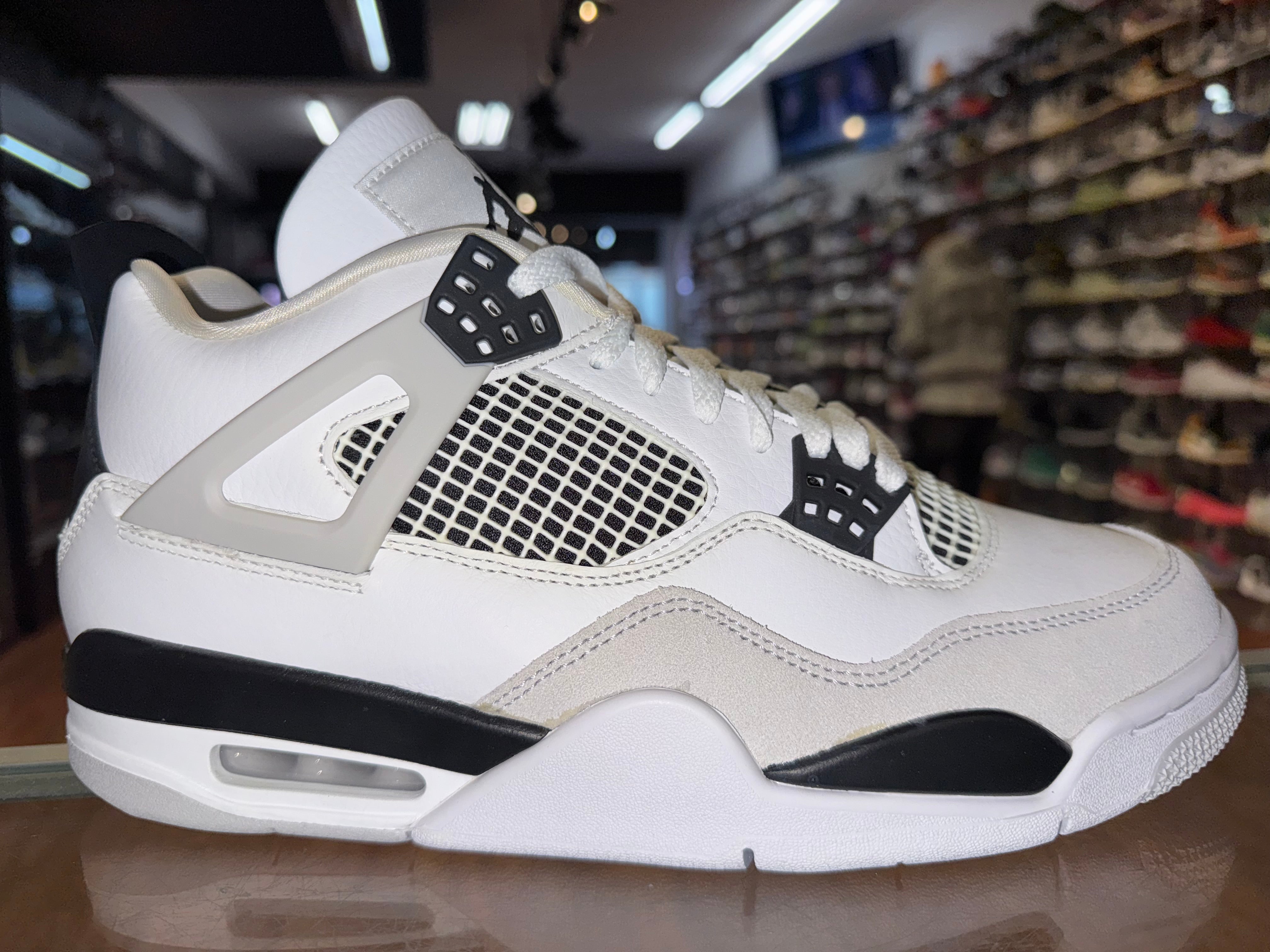 Size 10 Air Jordan 4 “Military Black” Brand New