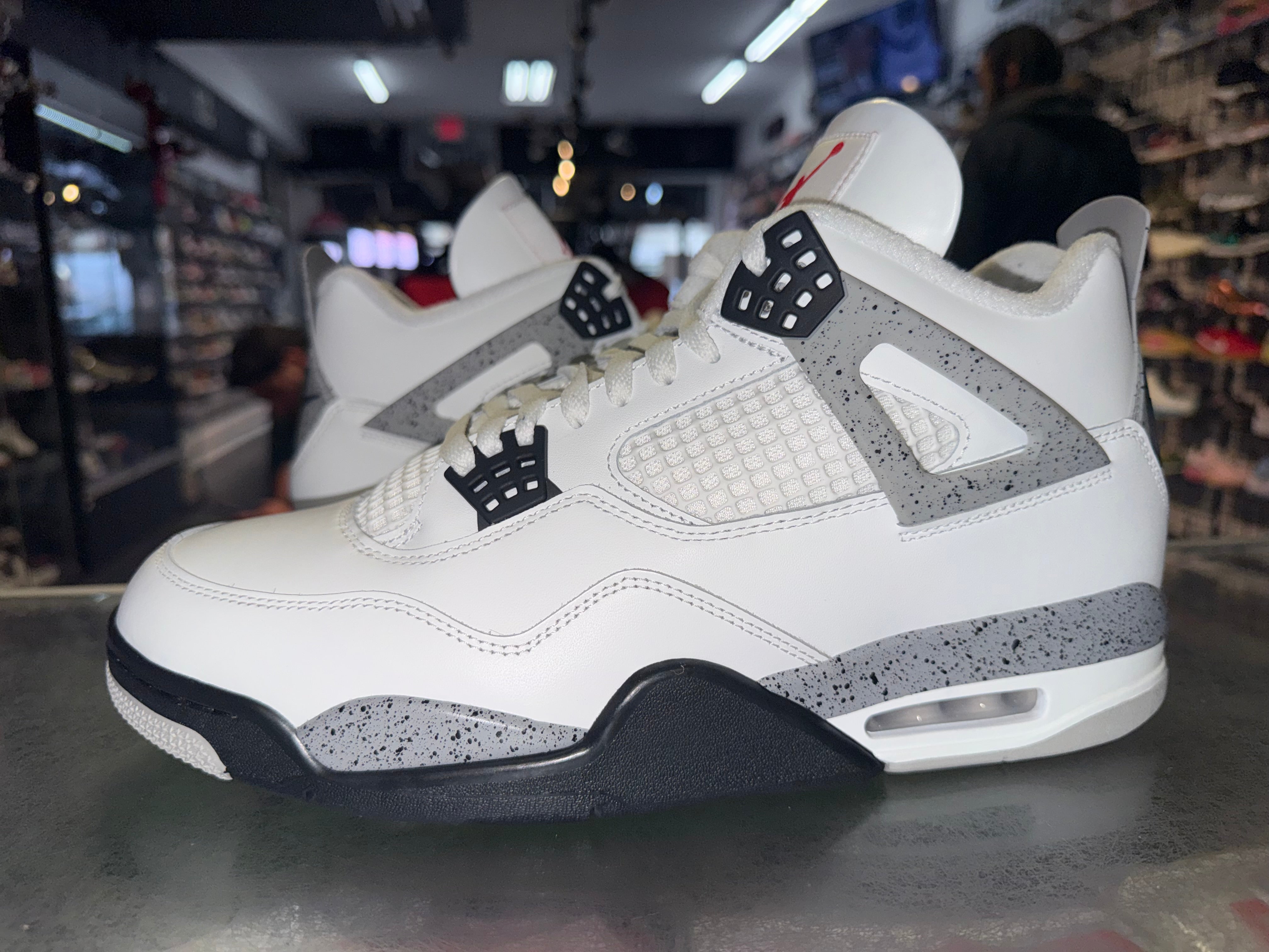 Size 12 Air Jordan 4 “White Cement”