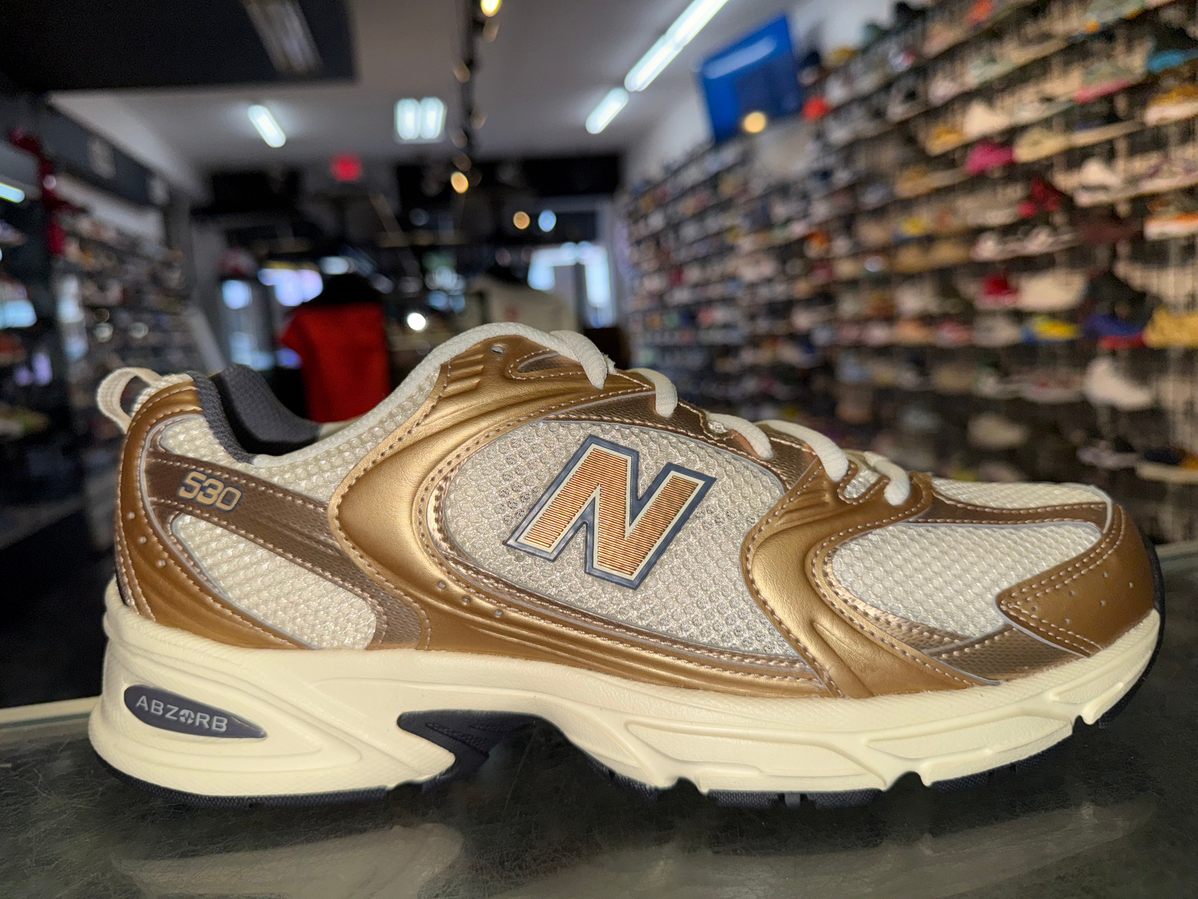 Size 10 New Balance 530 “Turtledove Gold” Brand New