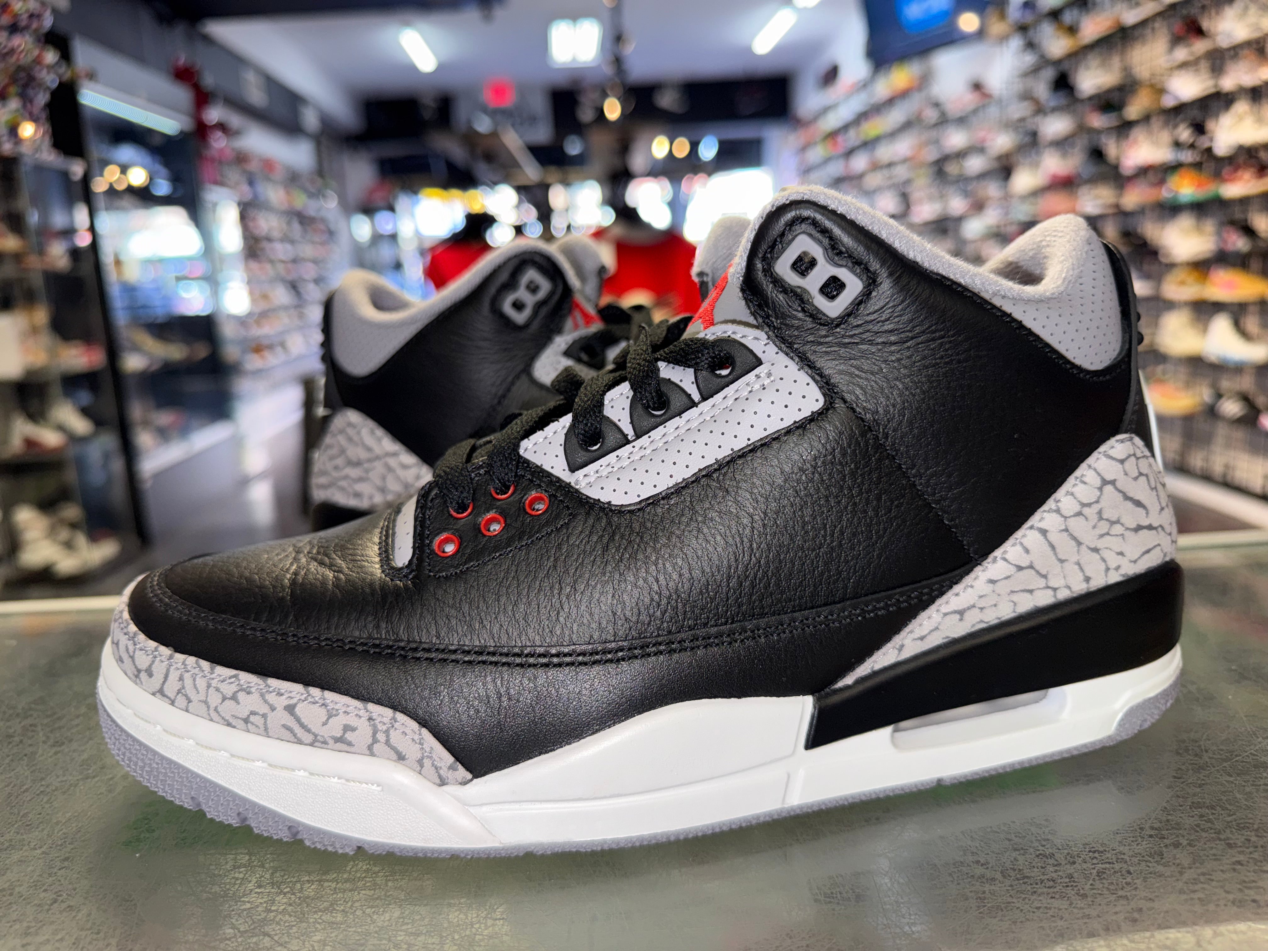 Size 9 Air Jordan 3 "Black Cement"