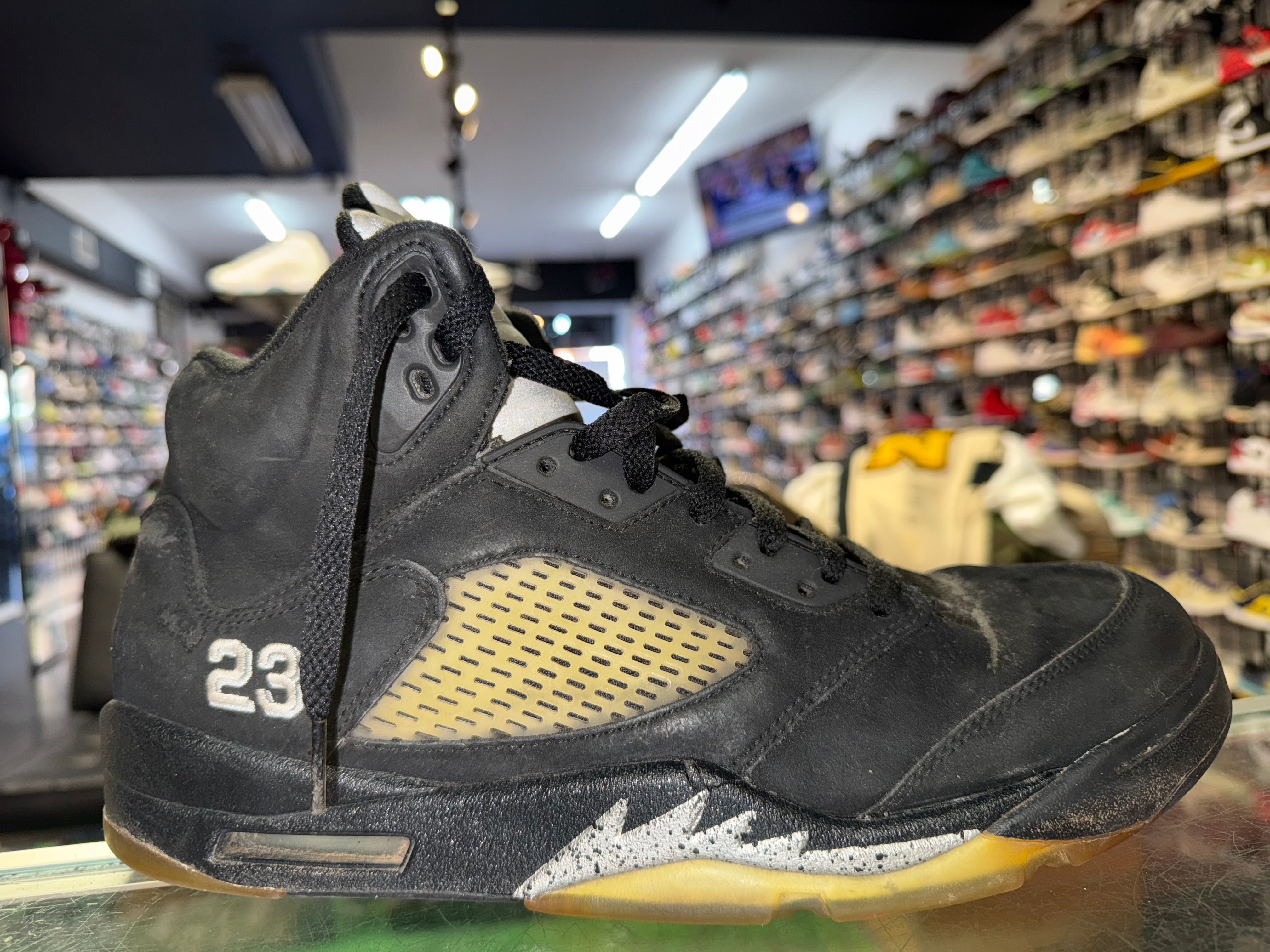 Size 12 AJ 5 "Metallic" 2011