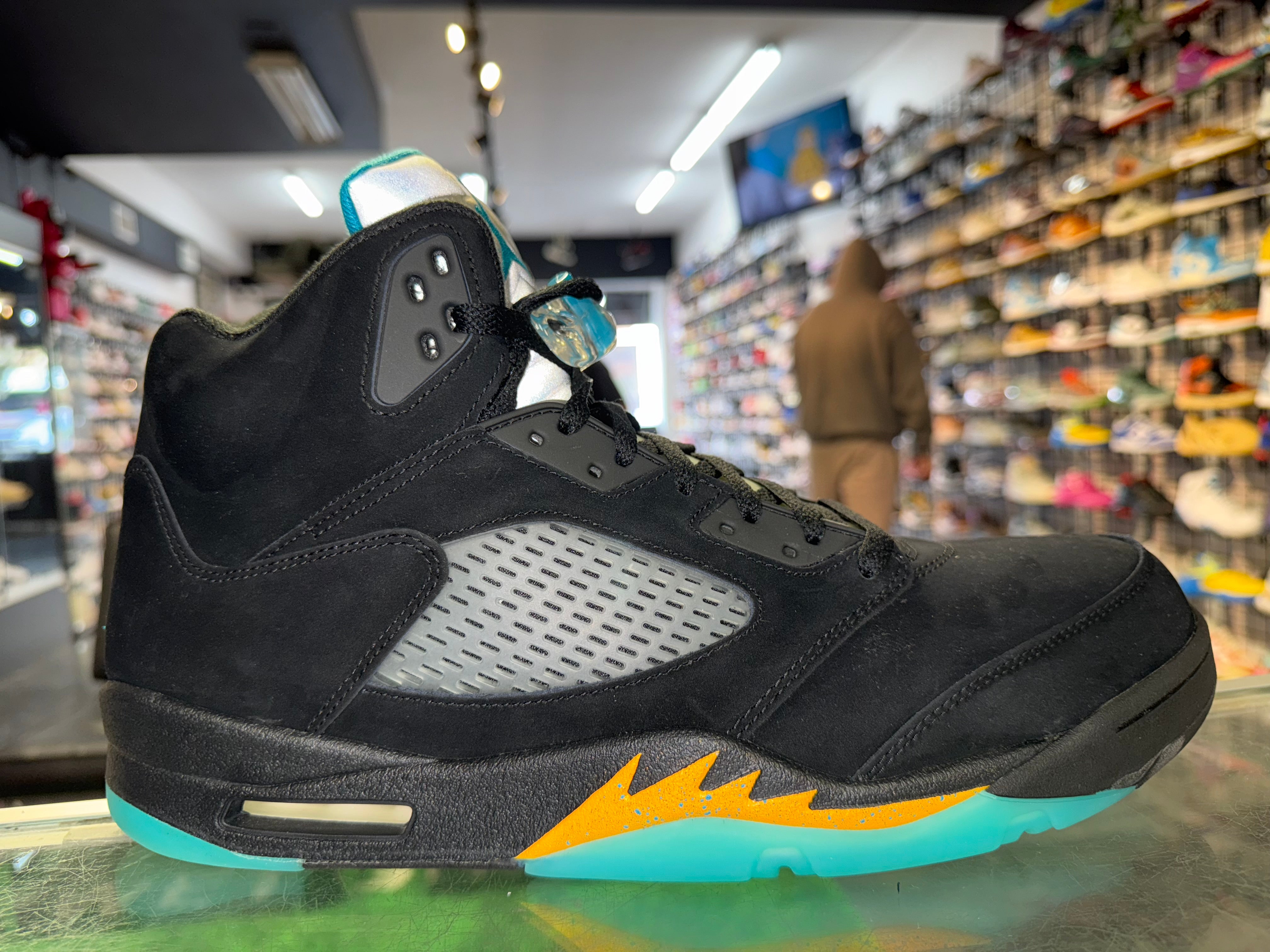 Size 15 Air Jordan 5 "Aqua"