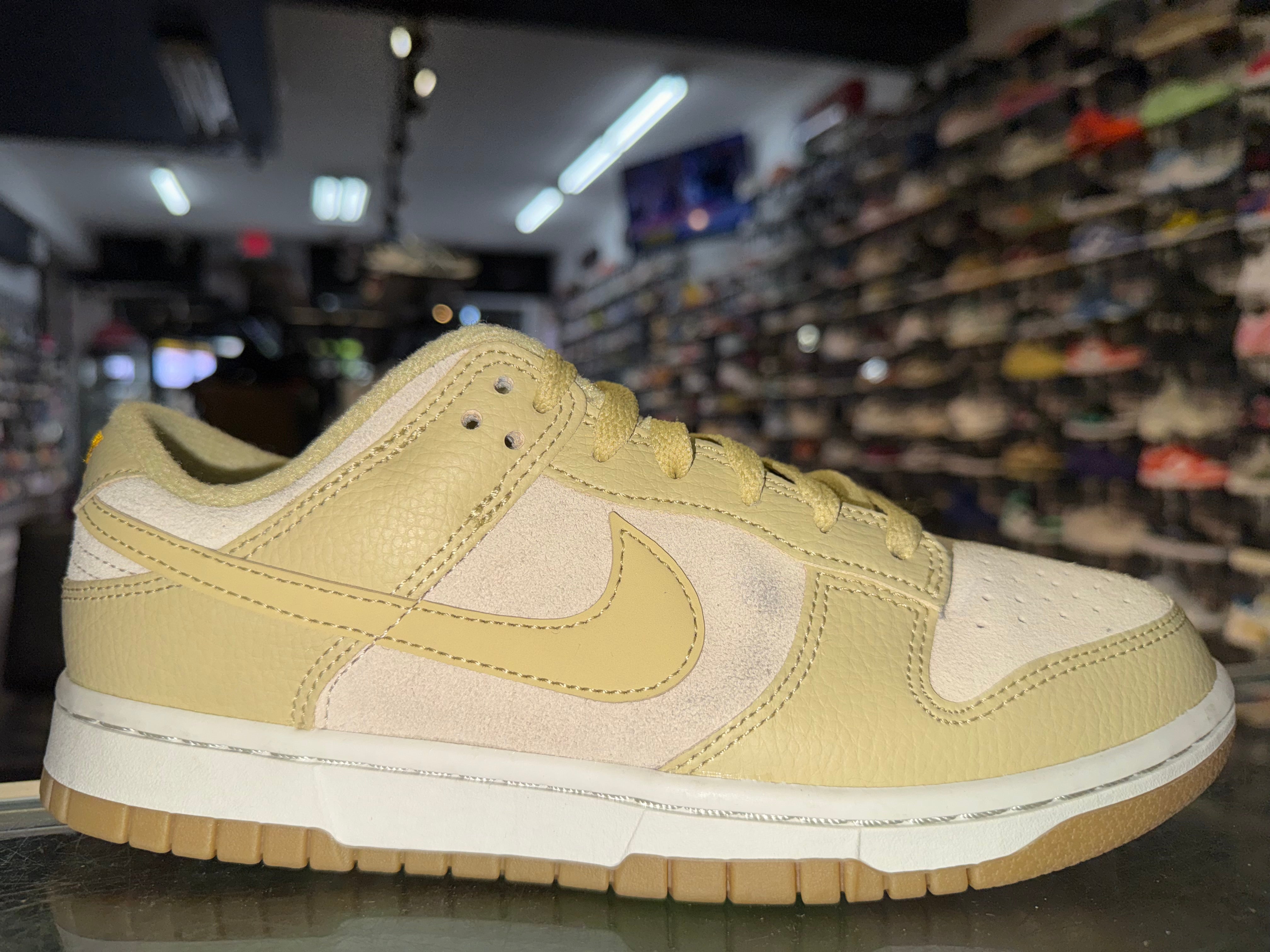 Size 7 Dunk Low "Khaki Suede Gum"