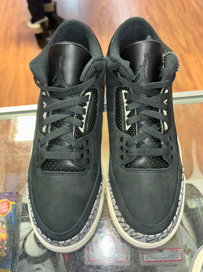Size 4.5 (6W) Air Jordan 3 “Off Noir” Brand New (MAMO)