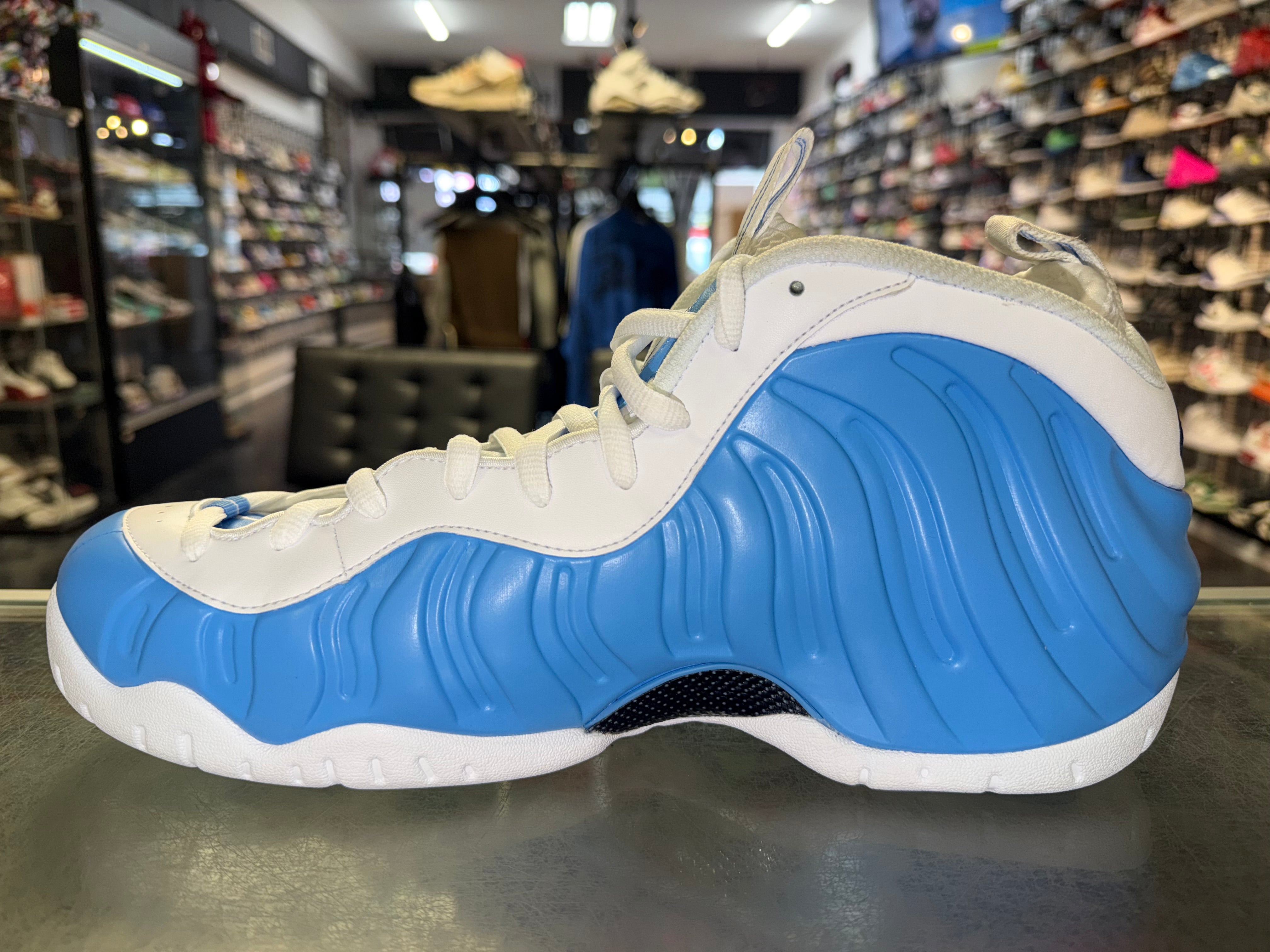 Size 13 Foampostite Pro "Univeristy Blue" Worn 1x