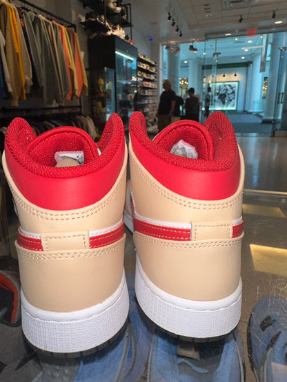 Size 6.5 Air Jordan 1 Mid “Cardinal” Brand New (Mall)