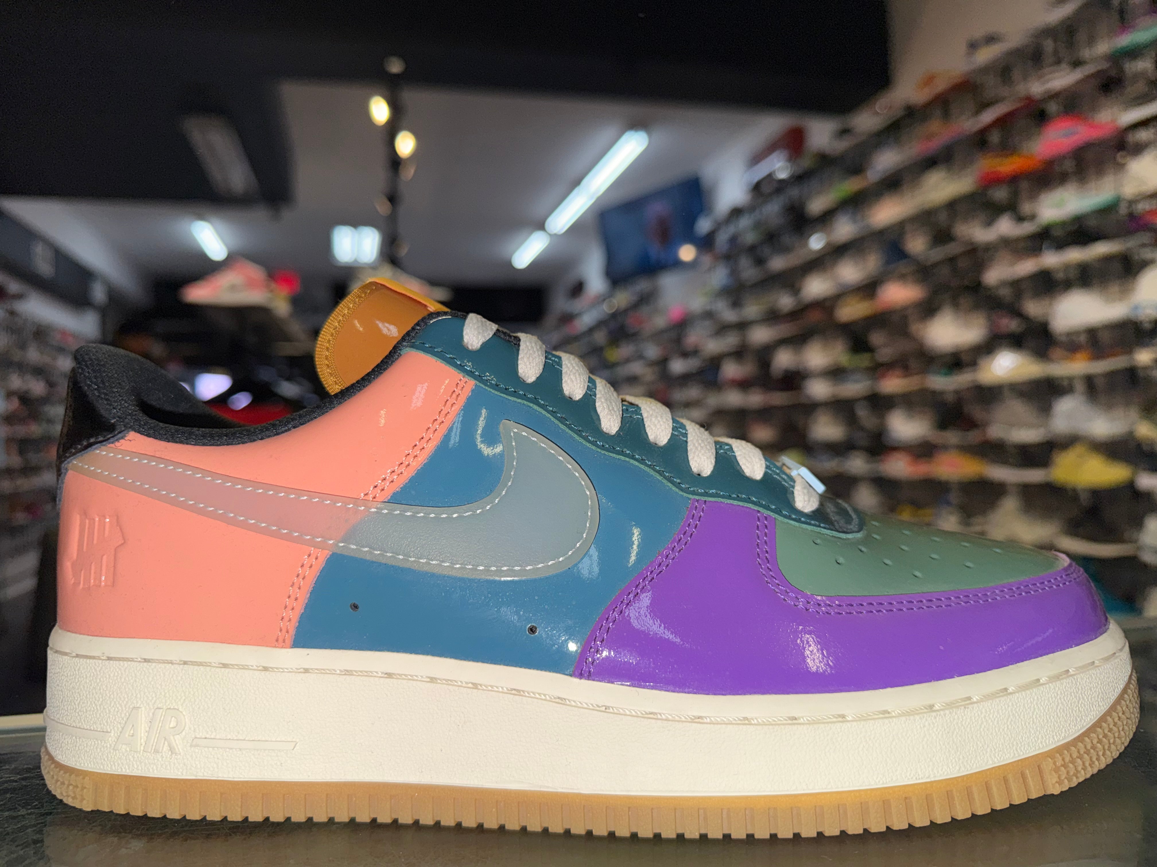 Size 10.5 Air Force 1 Undefeated "Multi-Patent Wild Berry" Brand New