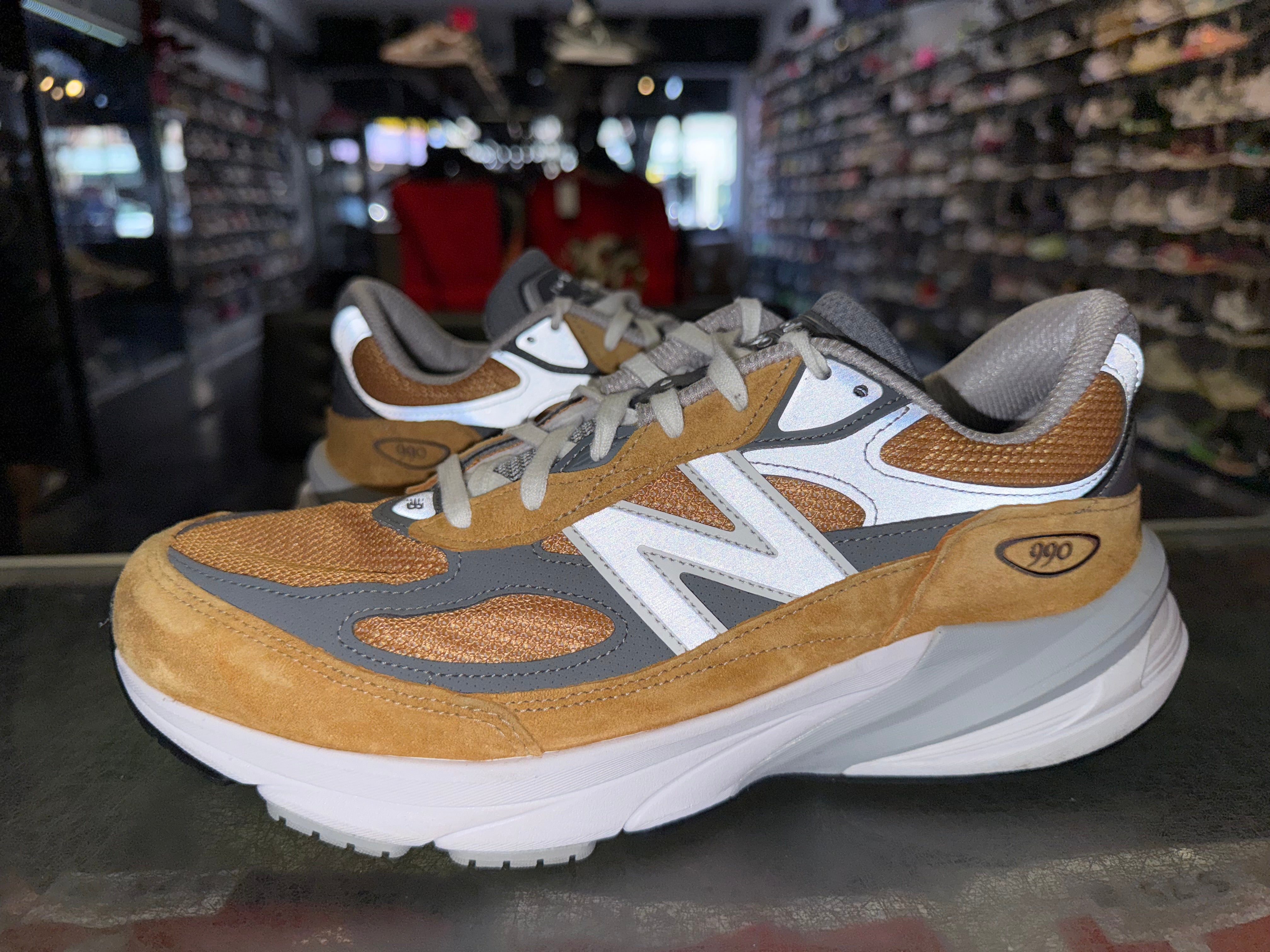 Size 9 New Balance 990v6 "Workwear Grey"