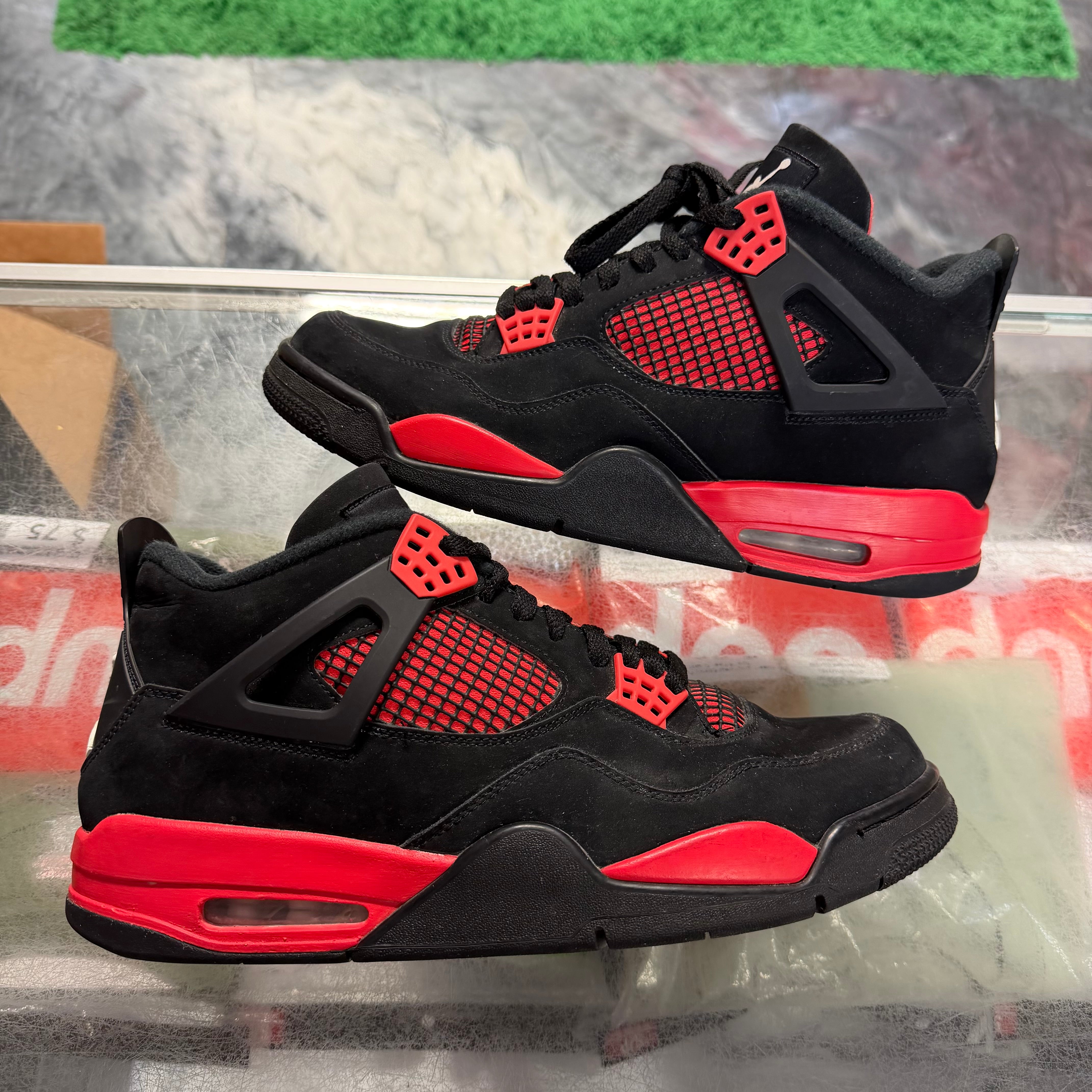 Size 12 Air Jordan 4 "Red Thunder" - NB