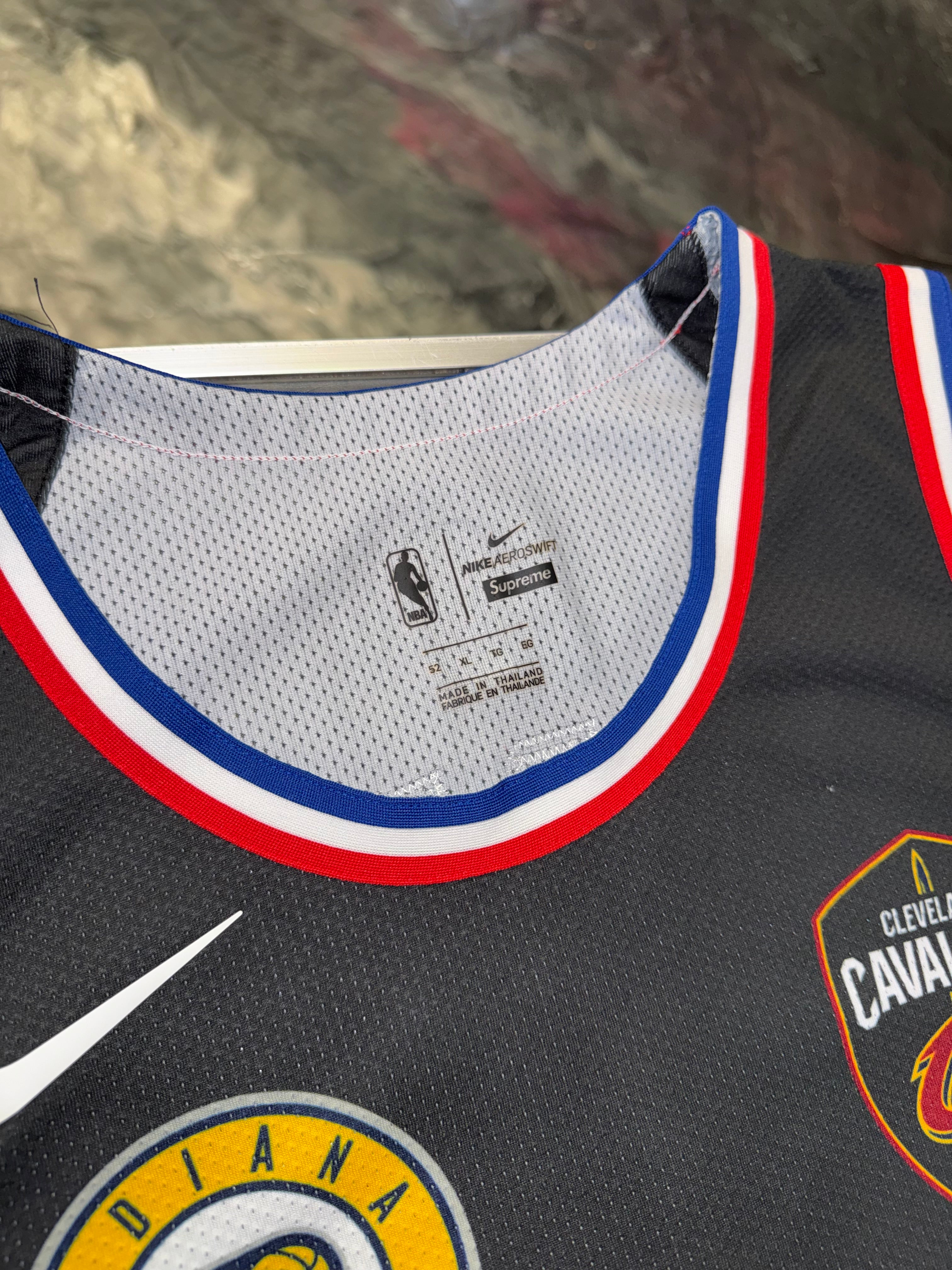 Size XL Supreme x Nike/NBA Teams Jersey “Black” – Direct Kicks