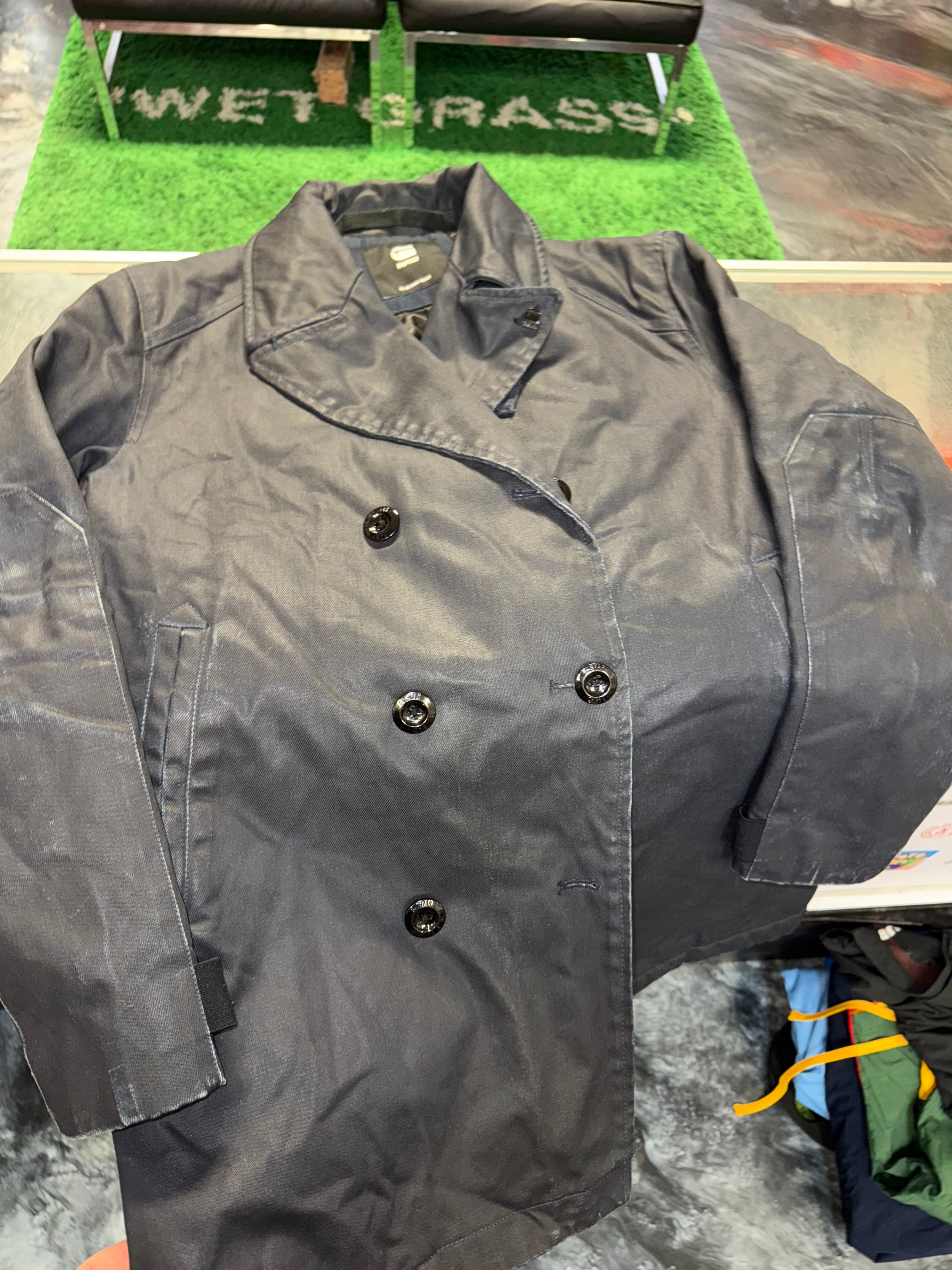 Large G Star RAW Denim Trench Coat