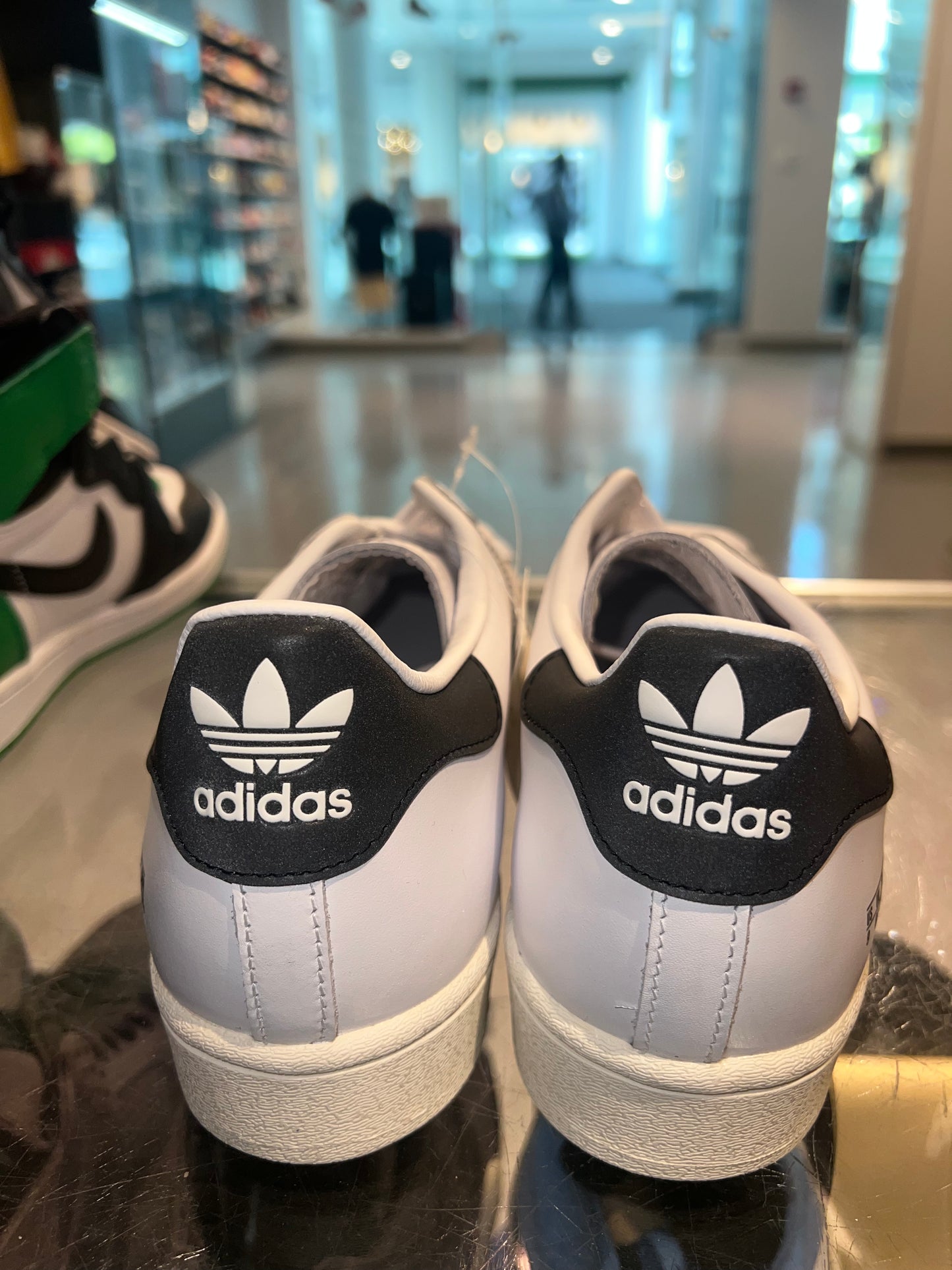 Size 9 Adidas Superstar “White Black” Brand New (Mall)