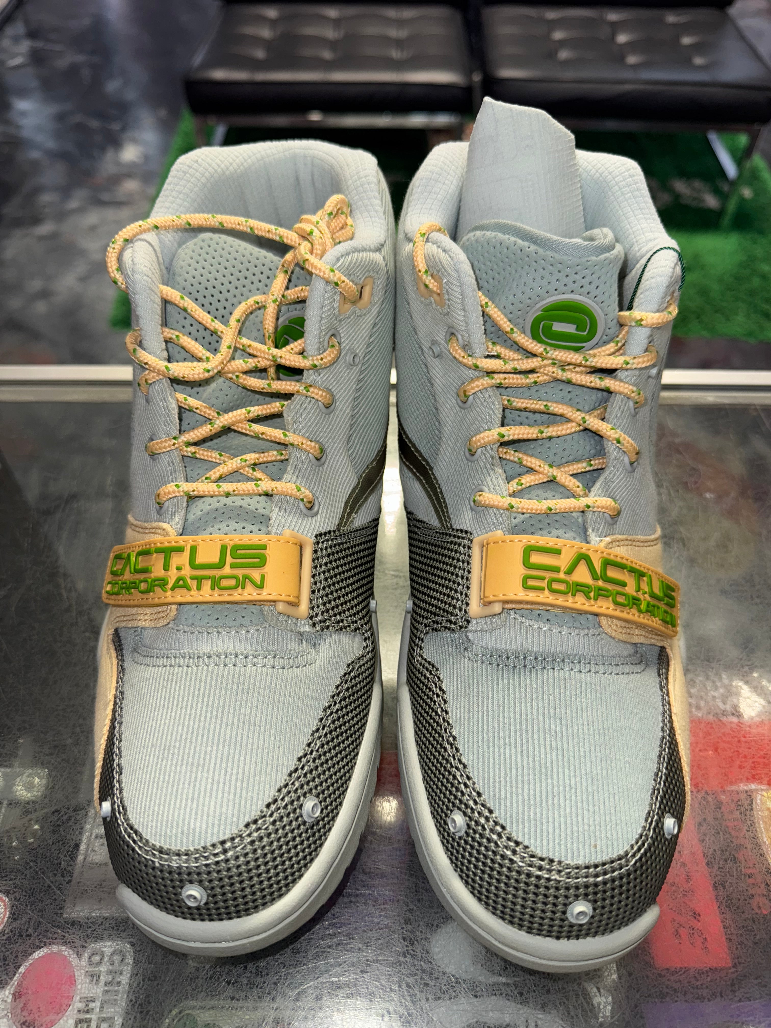 Size 10 Air Trainer 1 Travis Scott "Grey Haze' Brand New