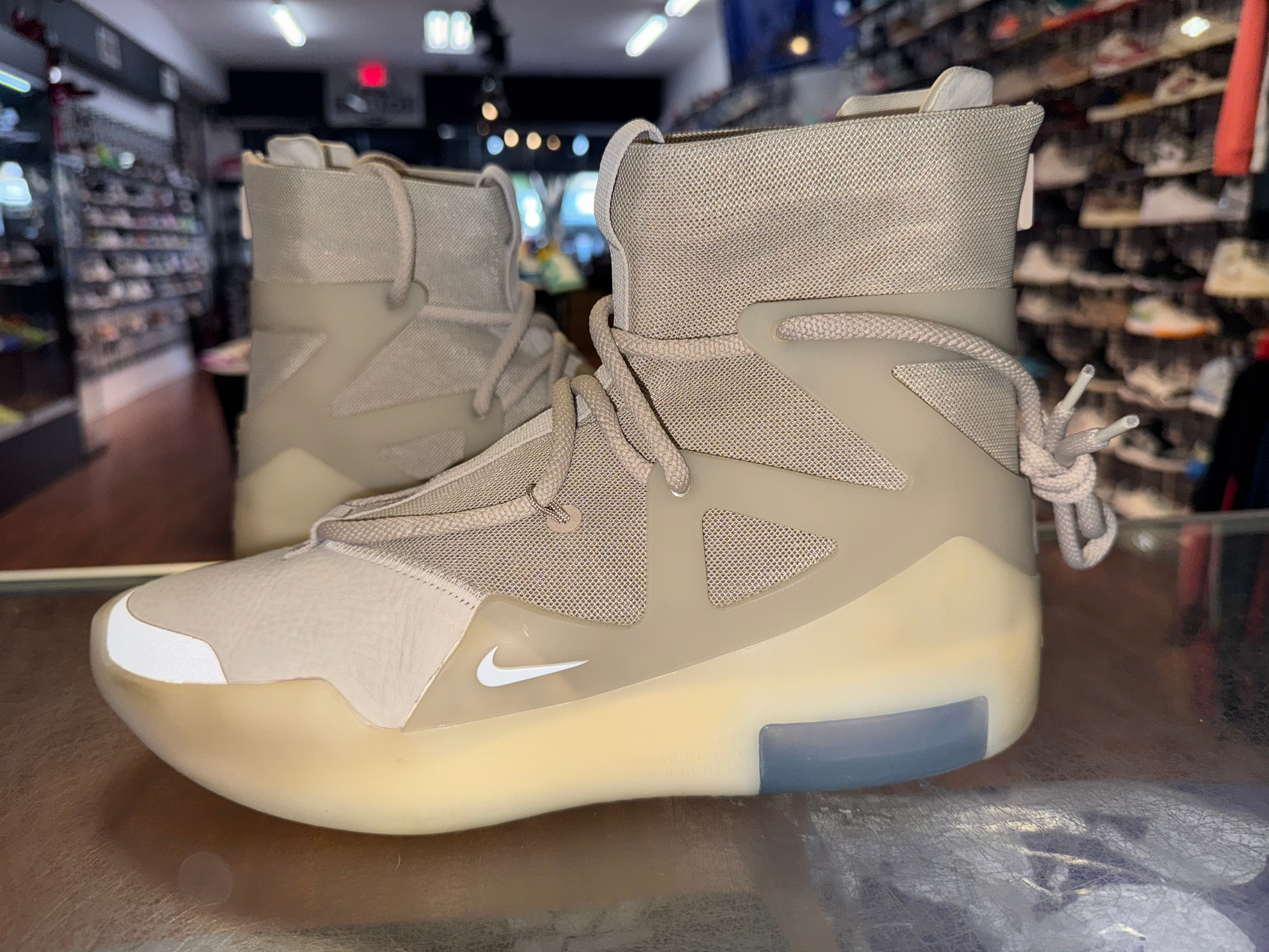 Size 8.5 Air Fear of God 1 "Oatmeal"
