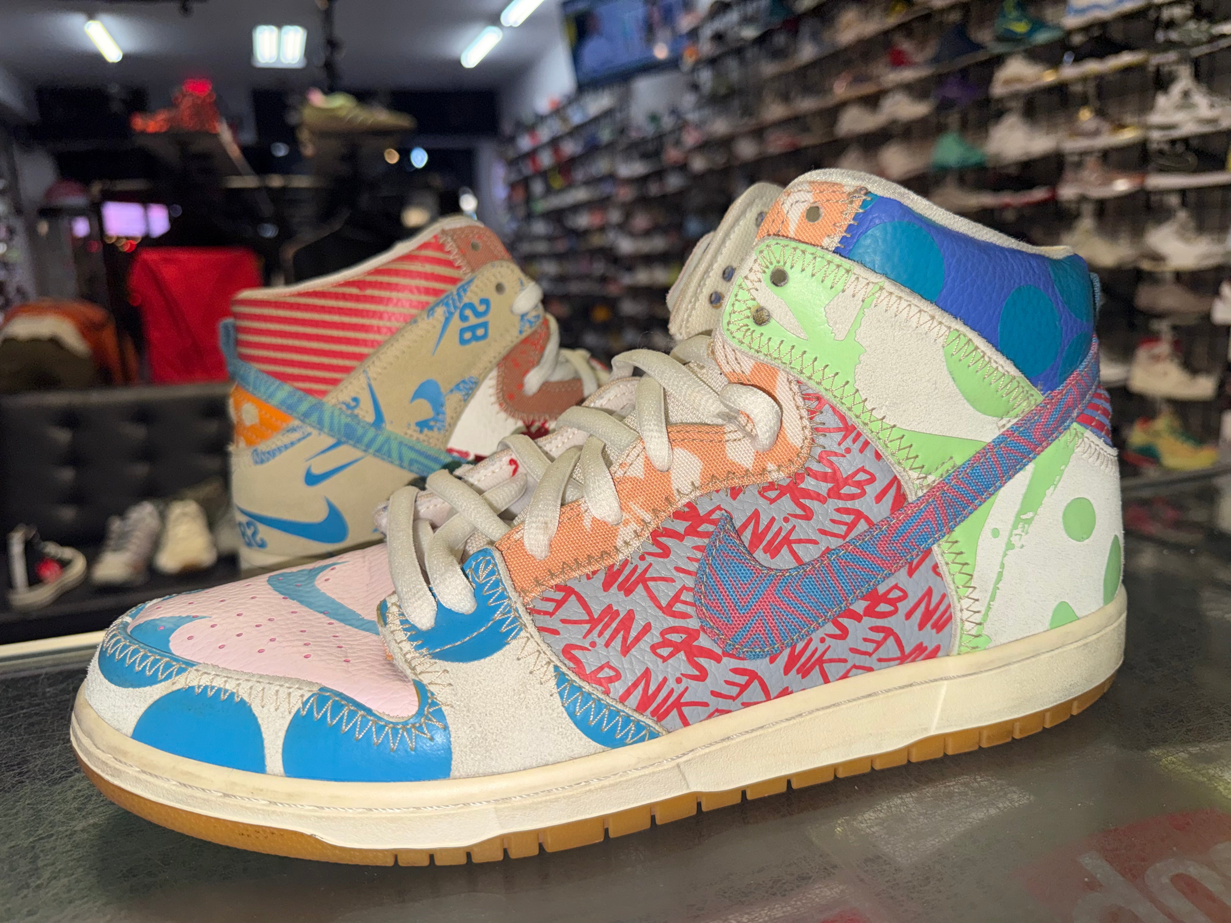 Size 13 Dunk High SB Thomas Campbell "What The Dunk"