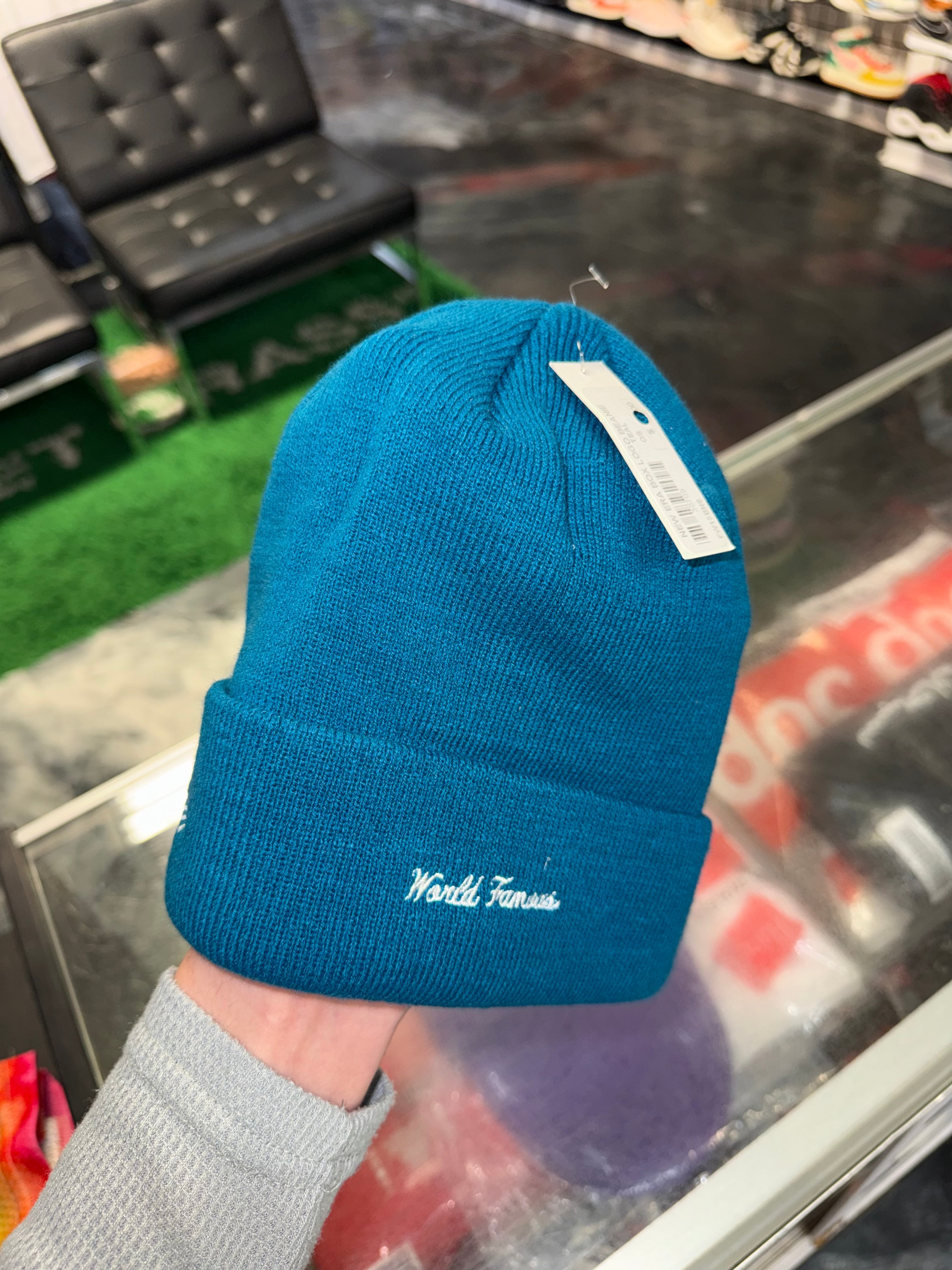 Size OS Supreme New Era Beanie (FW23) “Blue” Brand New – Direct Kicks