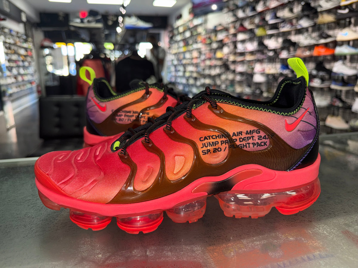 Size 10 Air VaporMax Plus “Flight Pack Pink” Worn 1x