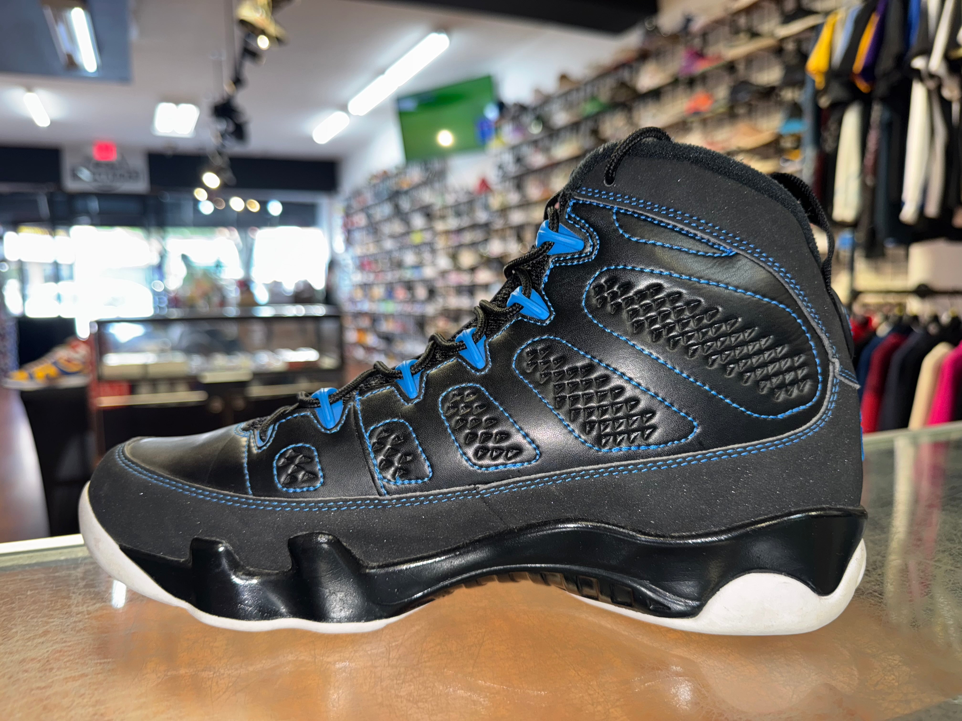 Size 8.5 Air Jordan 9 "Photo Blue"