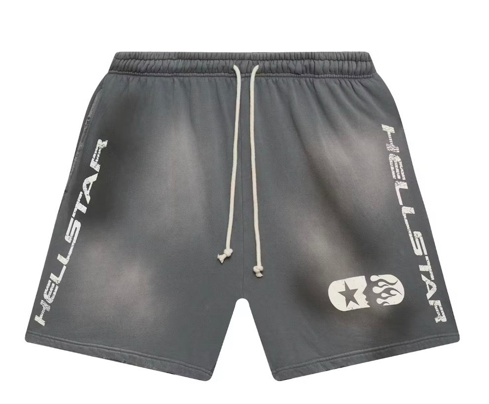 Size S (Fits M) Hellstar Studios Sweat Shorts “Grey”