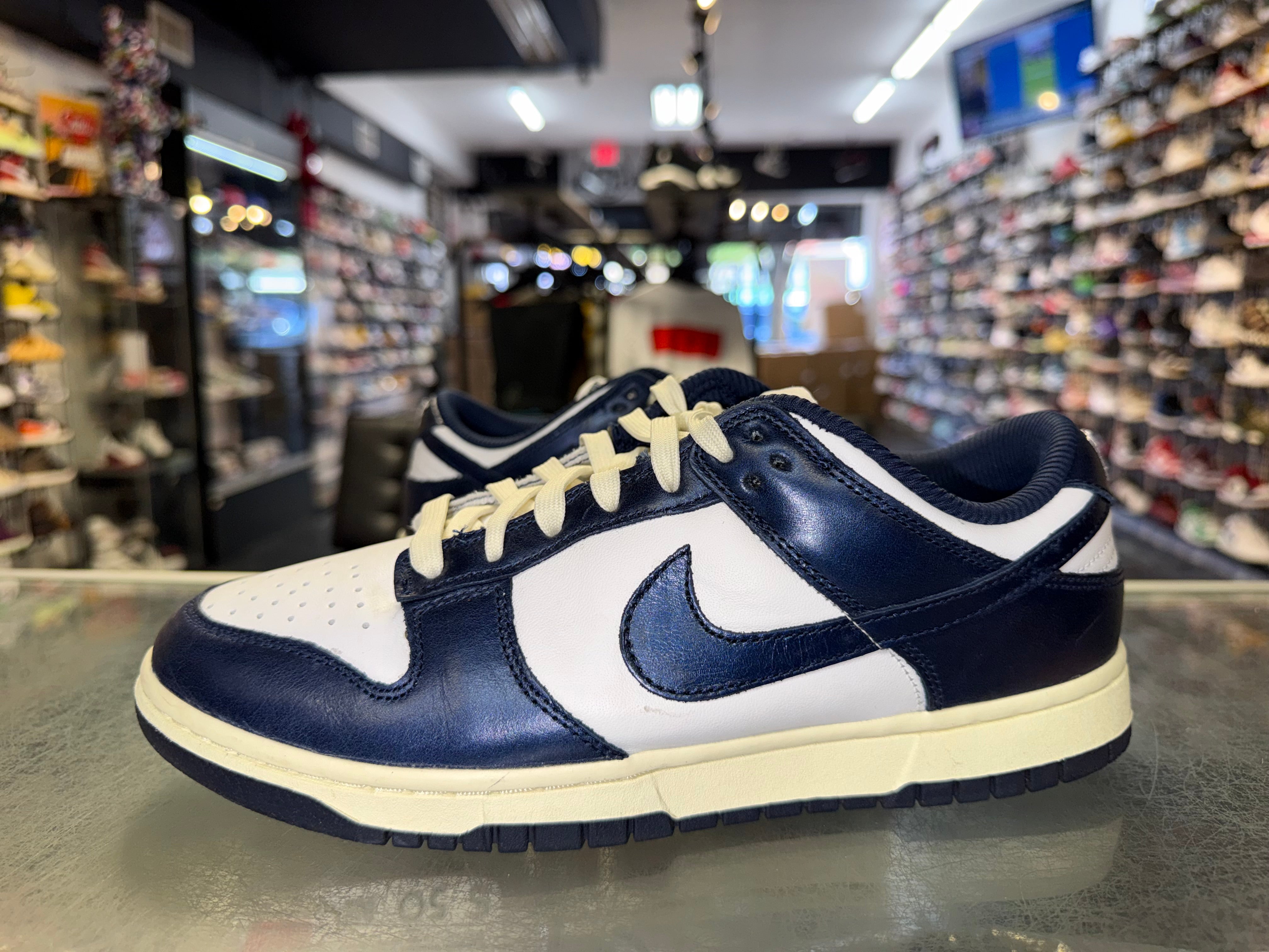 Size 8 (9.5W) Dunk Low "Vintage Navy"