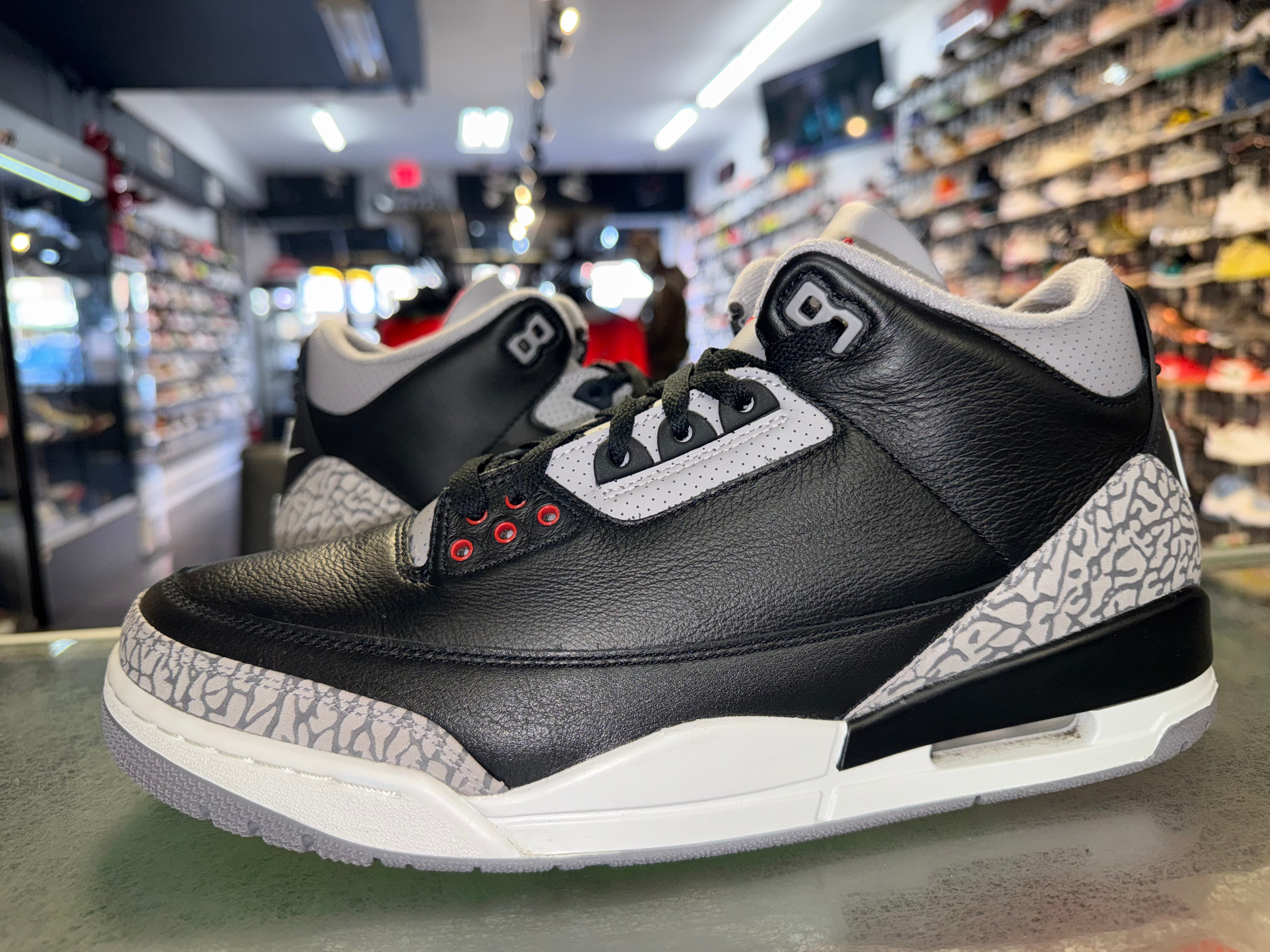 Size 11.5 Air Jordan 3 “Black Cement” 2024