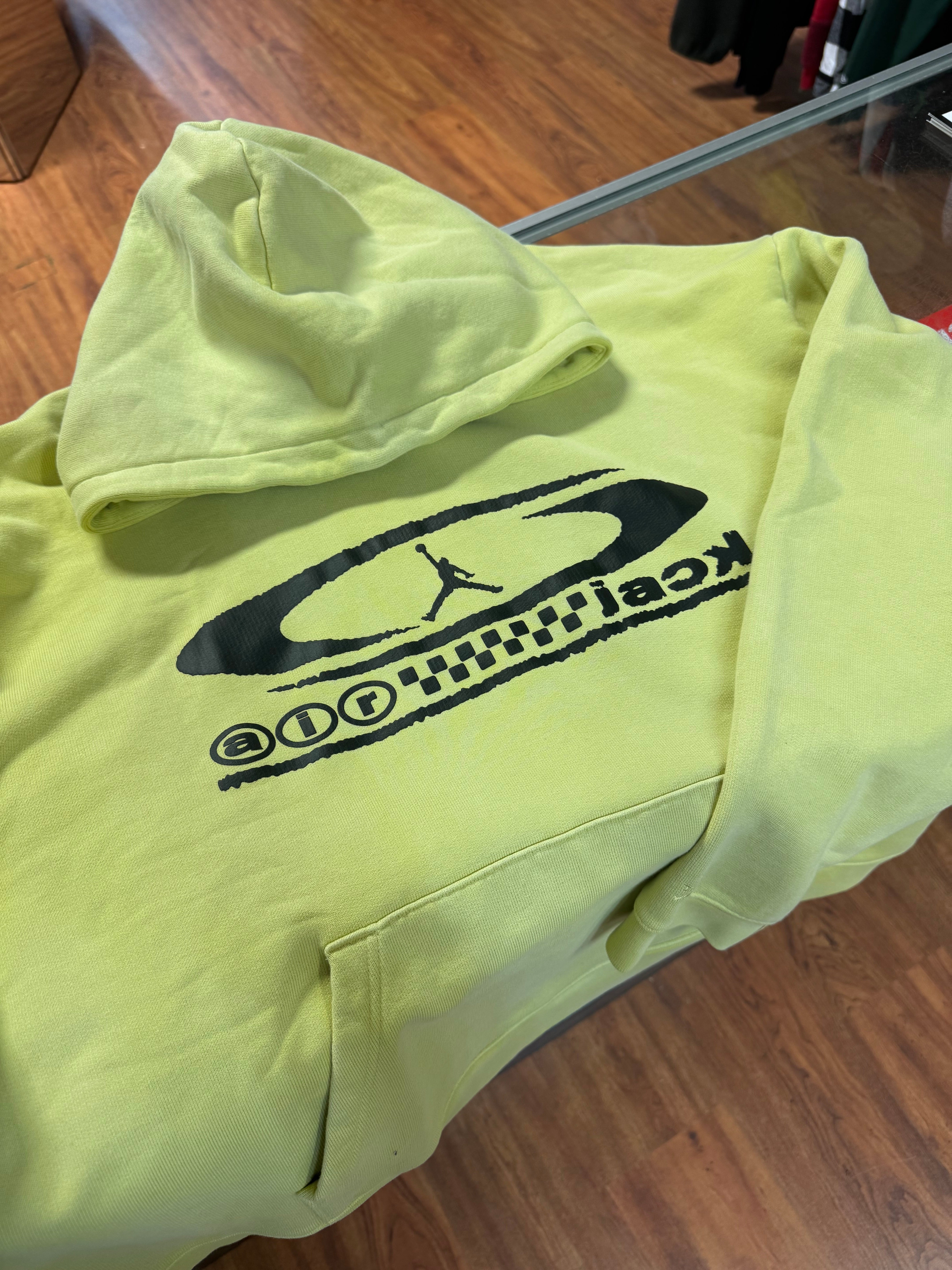 Size XL Air Jordan x Cactus Jack Hoodie “Celery” Brand New