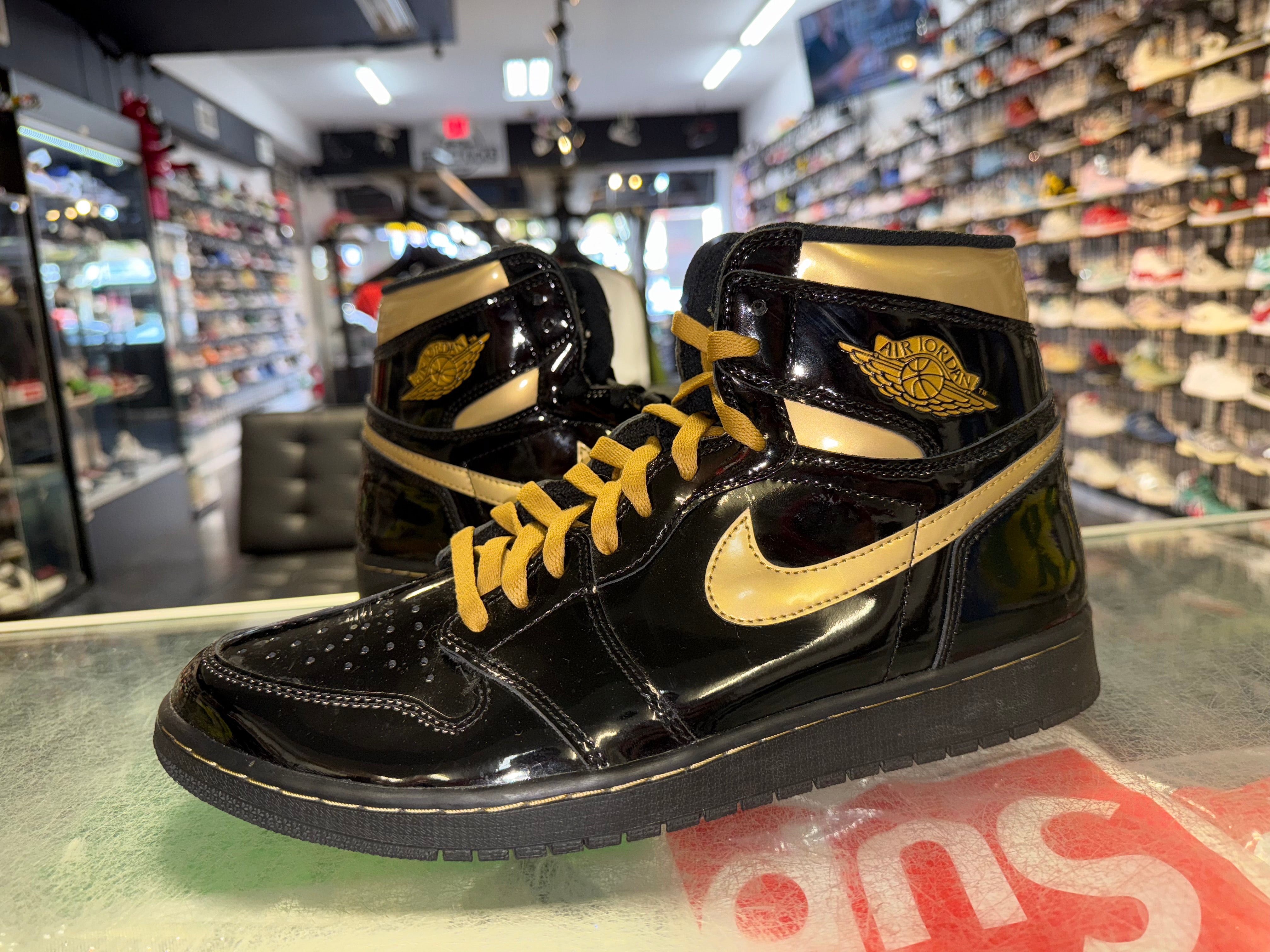 Size 12 Air Jordan 1 “Black Metallic Gold”