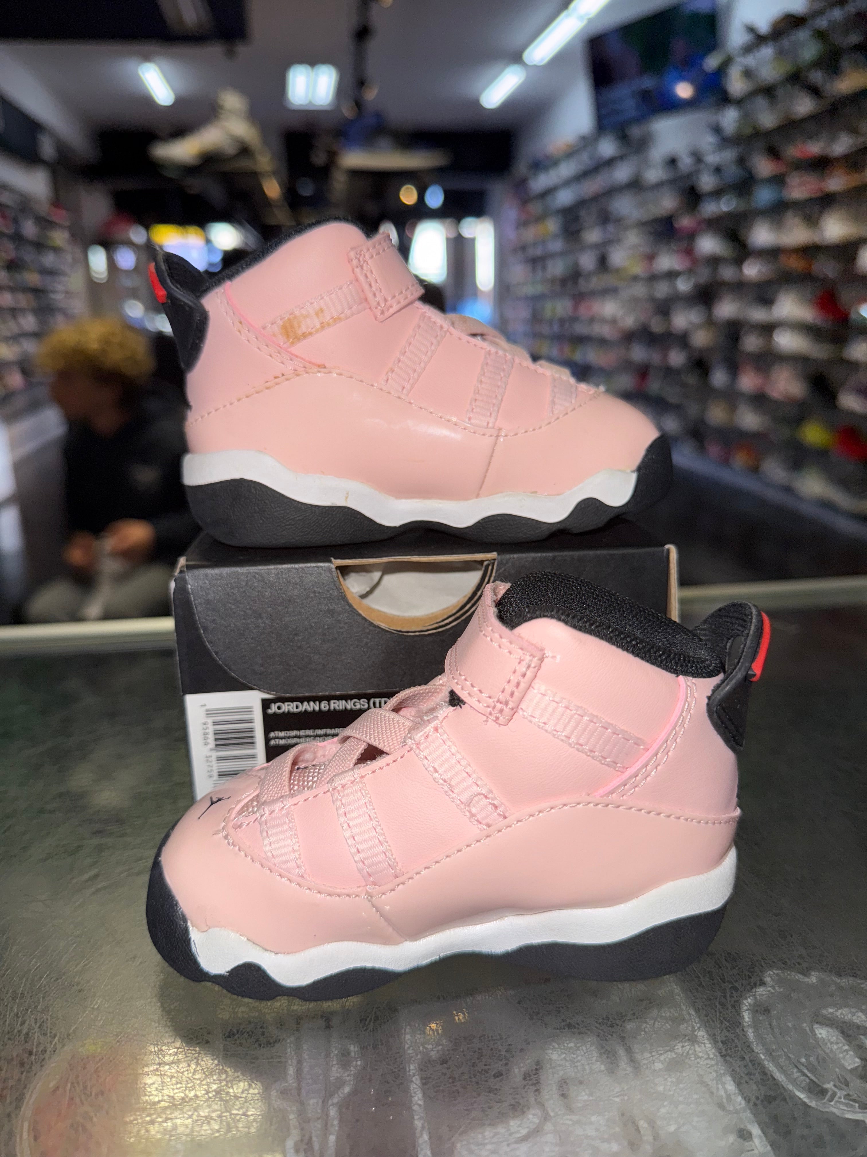 Size 4c Jordan 6 Rings “Atmosphere”  (TD)