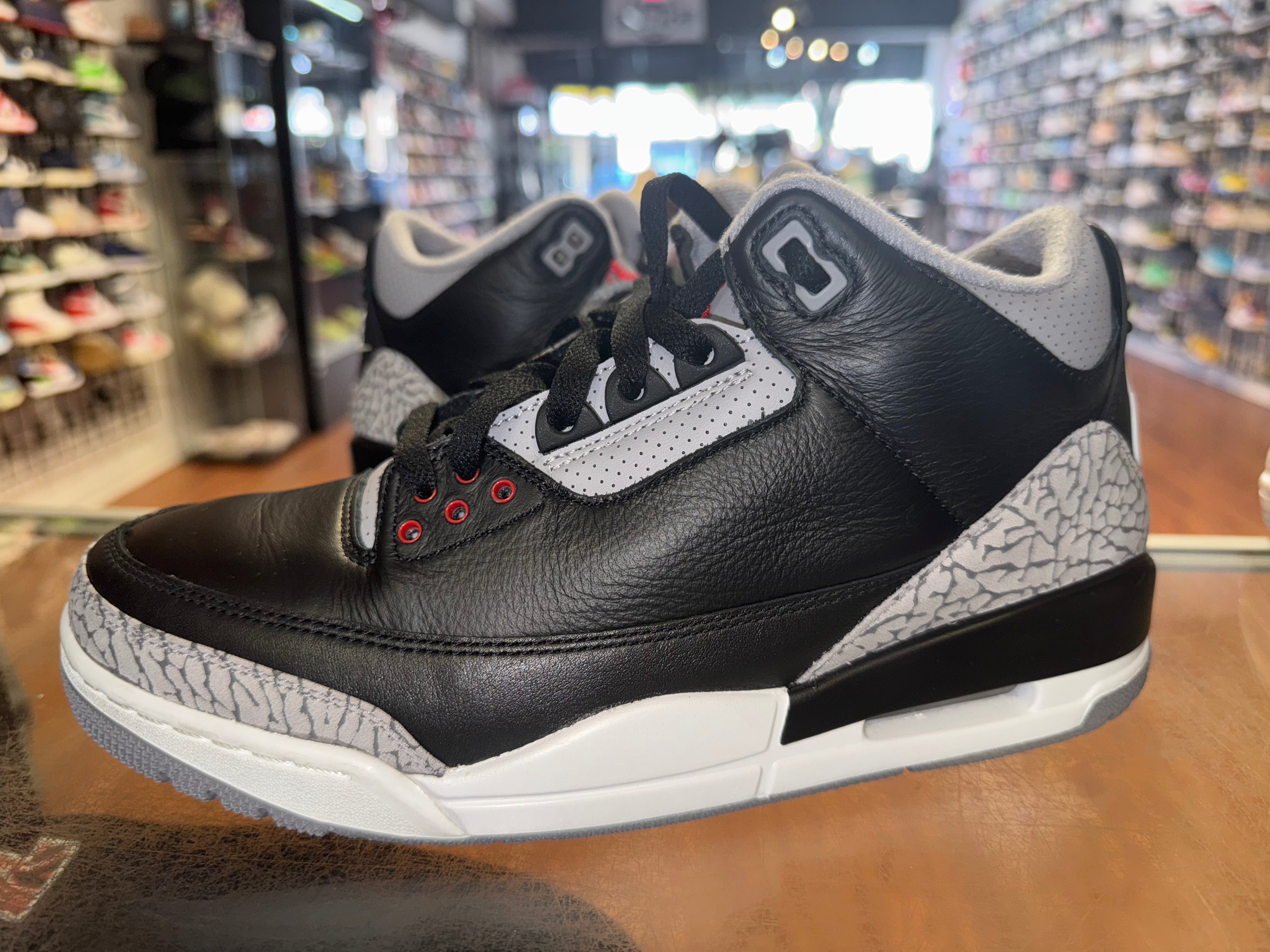 Size 9 Air Jordan 3 "Black Cement" 2024