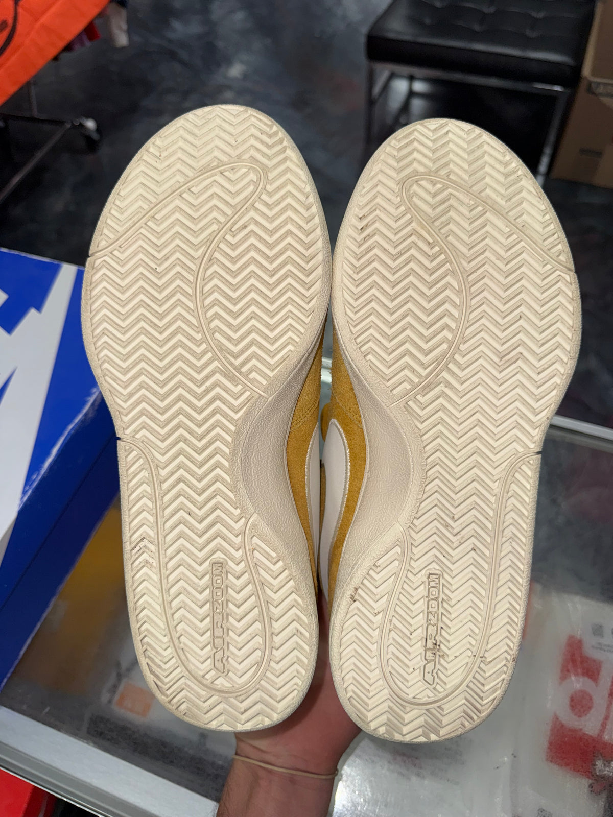 Nike Book 1 Chevrolet Gold Leaf sneaker, pre-owned, size 10.5 – view 7