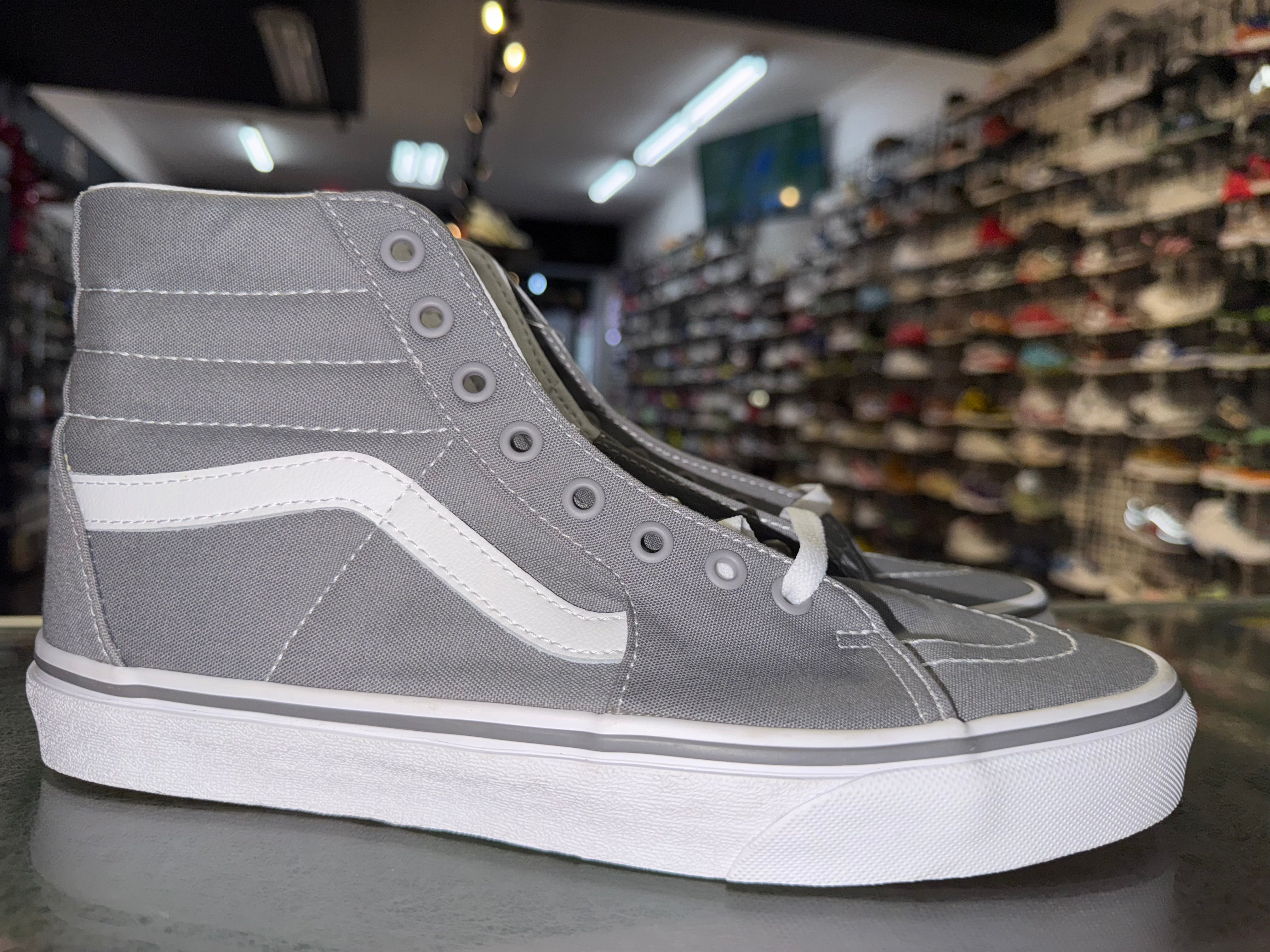 Size 9 Vans Sk8 Hi "Grey" Brand New