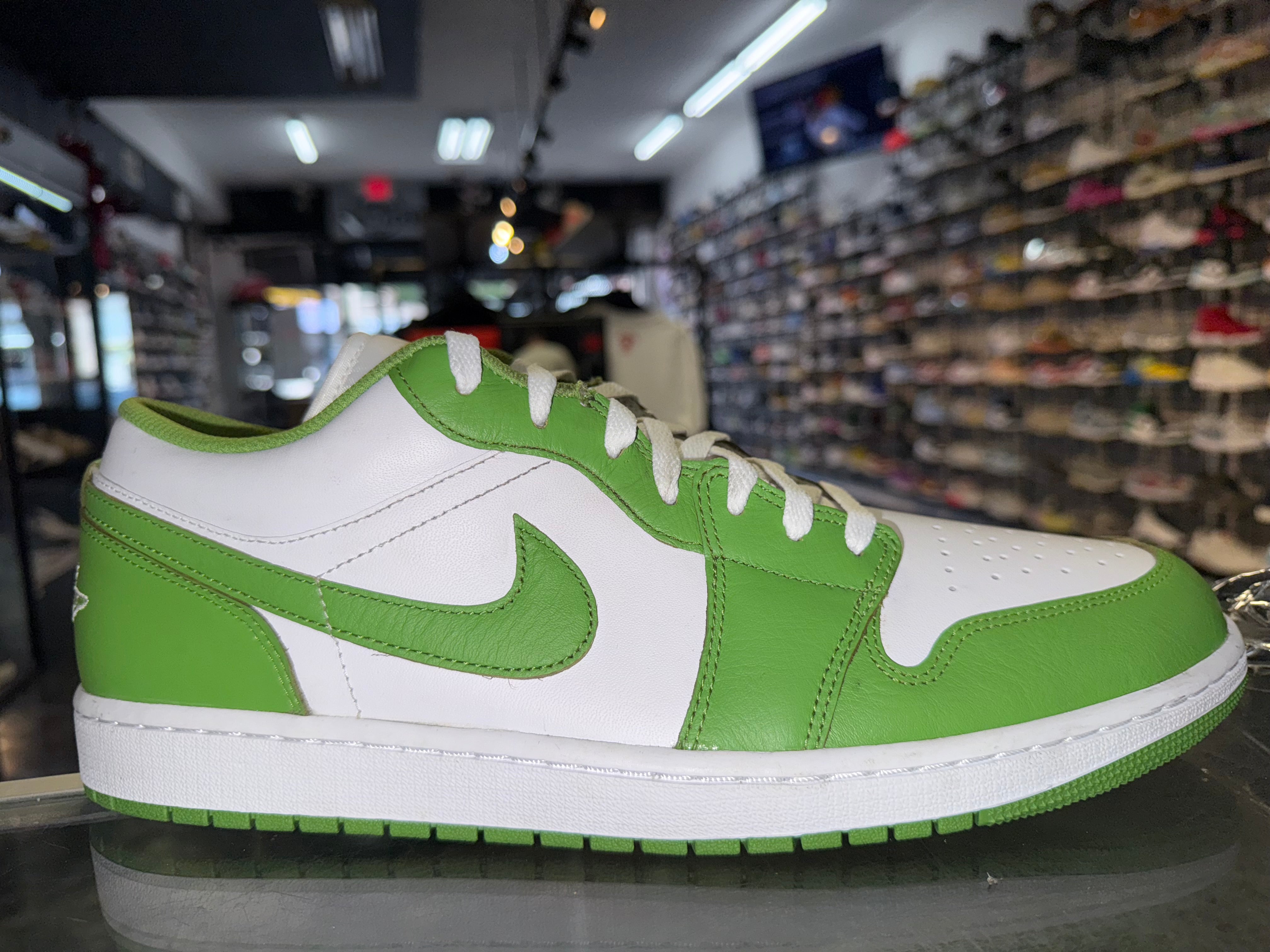 Size 14 Air Jordan 1 Low “Chlorophyll” Brand New