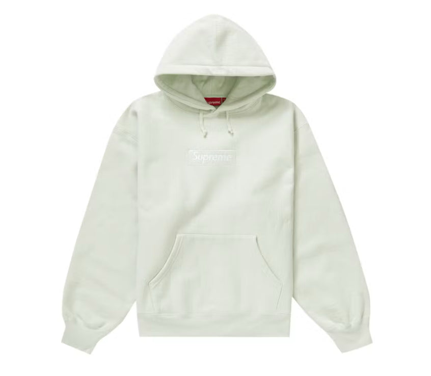 Size L Supreme Box Logo Hoodie “Light Green”