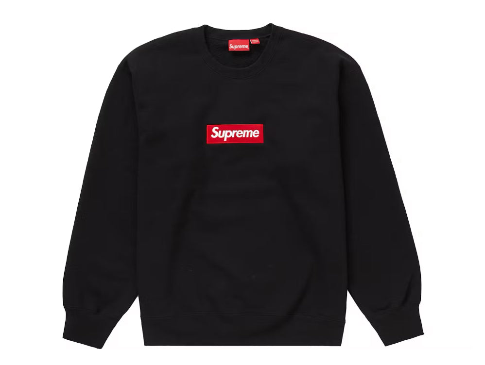 Size XXL Supreme Box Logo Crewneck “Black/Red”