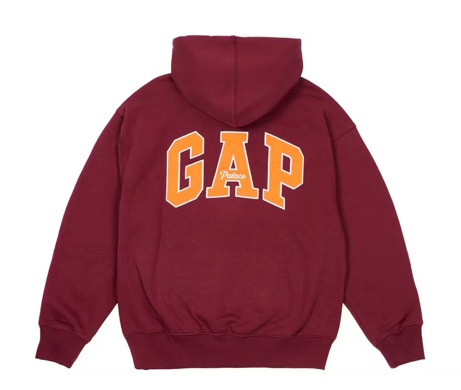Size XL Palace x Gap Hoodie “Burgundy” Brand New