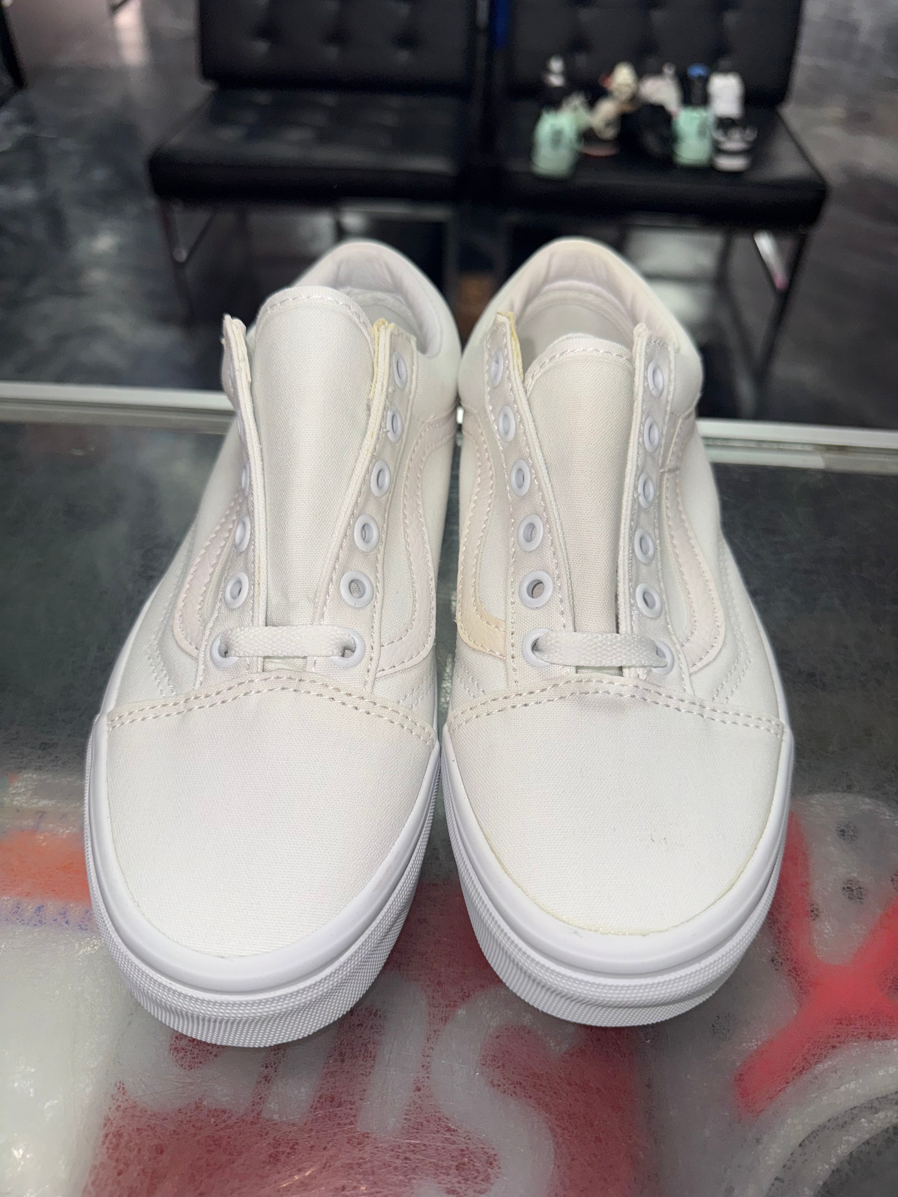 Size 5.5 Vans Old School "True White" Brand New